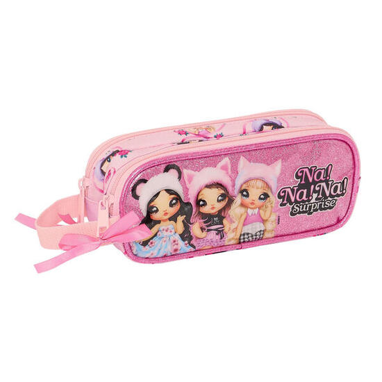 Trousse Fourre-Tout Double NA!NA!NA! SURPRISE Fabulous Rose