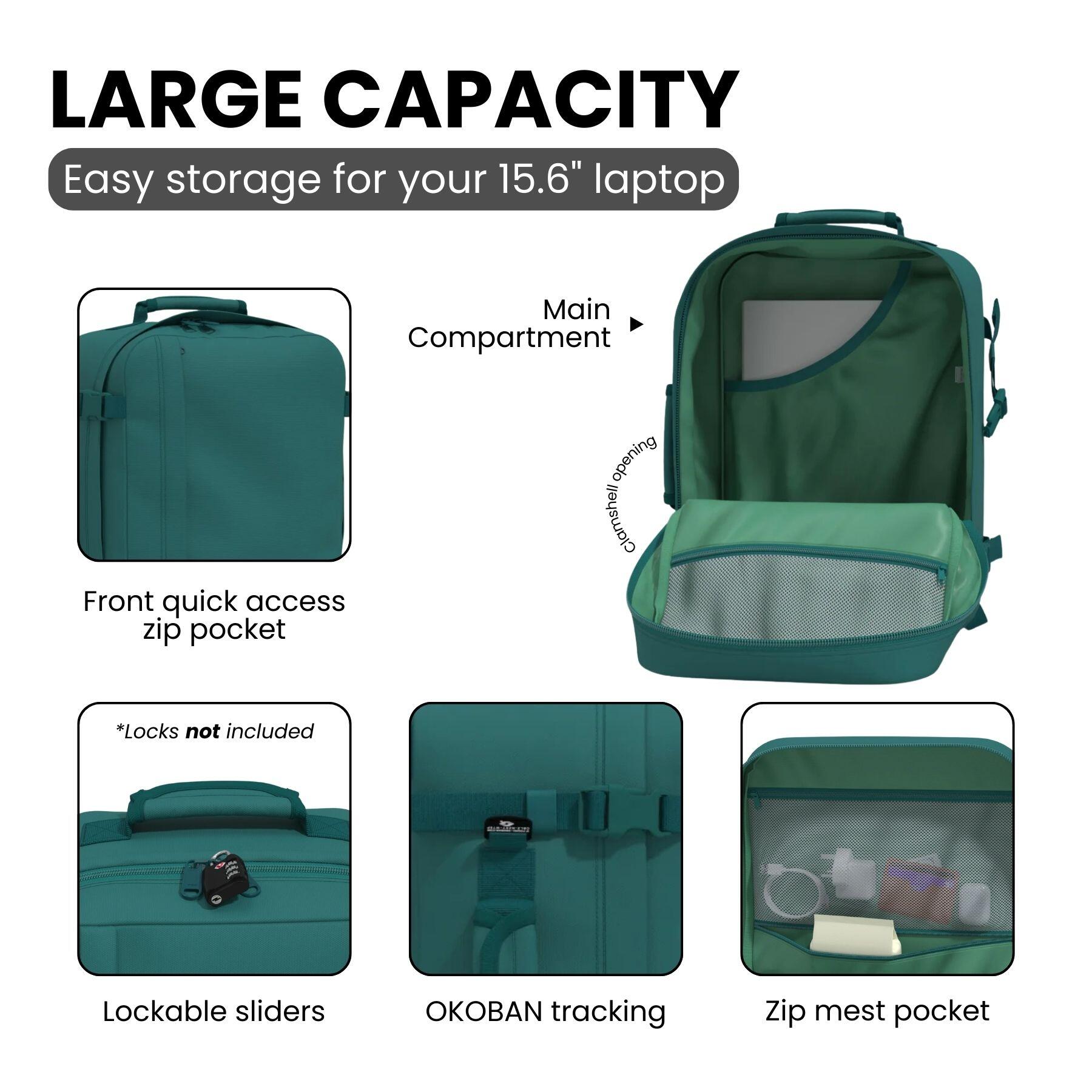 Plecak do samolotu Cabin Zero 36L- meadow green 3/7