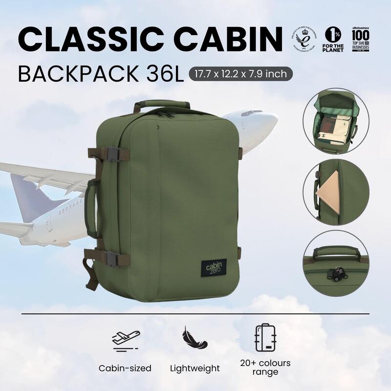 Rucsac CABINZERO Classic 35L, Kaki, Unisex