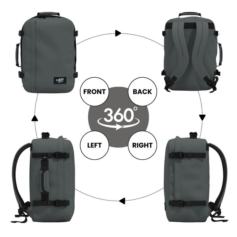 Rucsac CABINZERO Classic 36L, Negru, Unisex