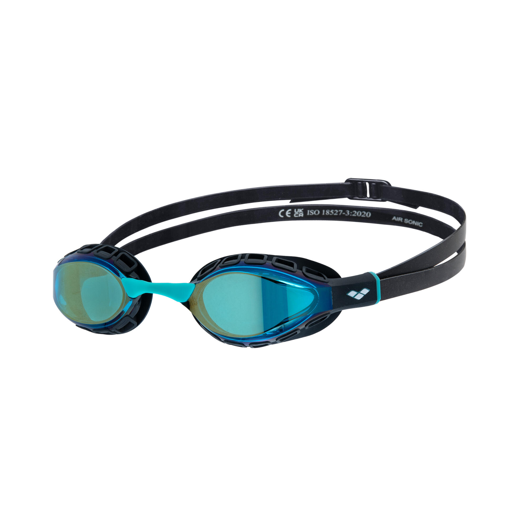 Lunettes de Natation Verres Miroirs Air Sonic Mirror Bleu / Noir 8/10