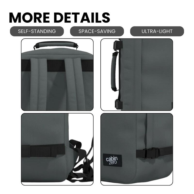 Rucsac CABINZERO Classic 36L, Negru, Unisex
