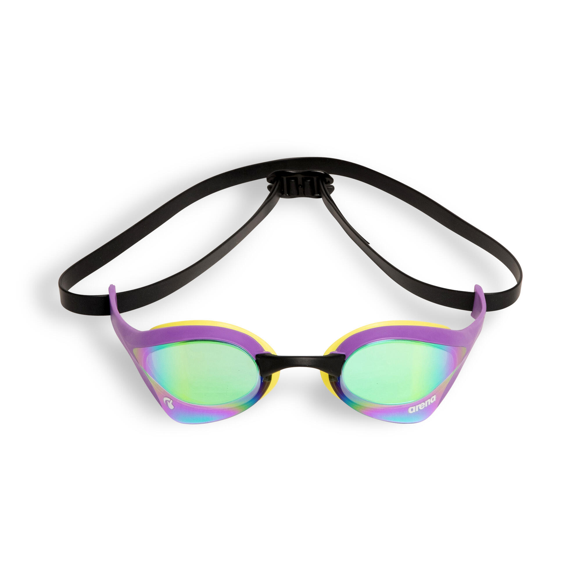 Lunettes Natation Verres Miroir Arena Cobra Ultra Mirror Emerald/Plum/Cyber Lime 8/8