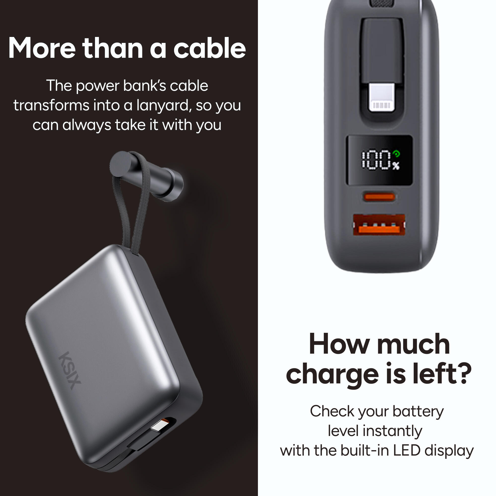 KSIX 20.000 mAh Powerbank 8/9