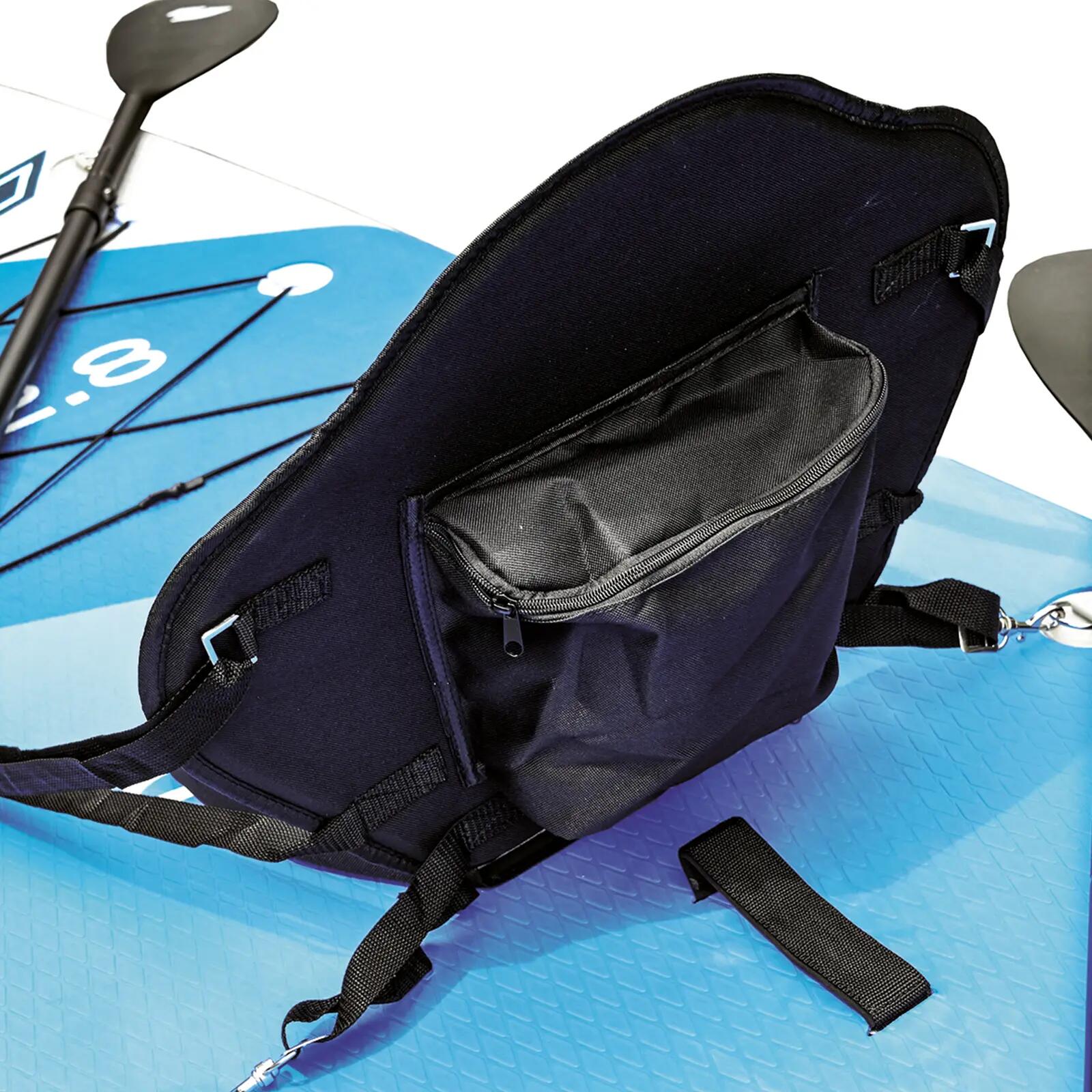 F2  Kajaksitz Kajak Sitz SUP Sitz Schwarz 3/4