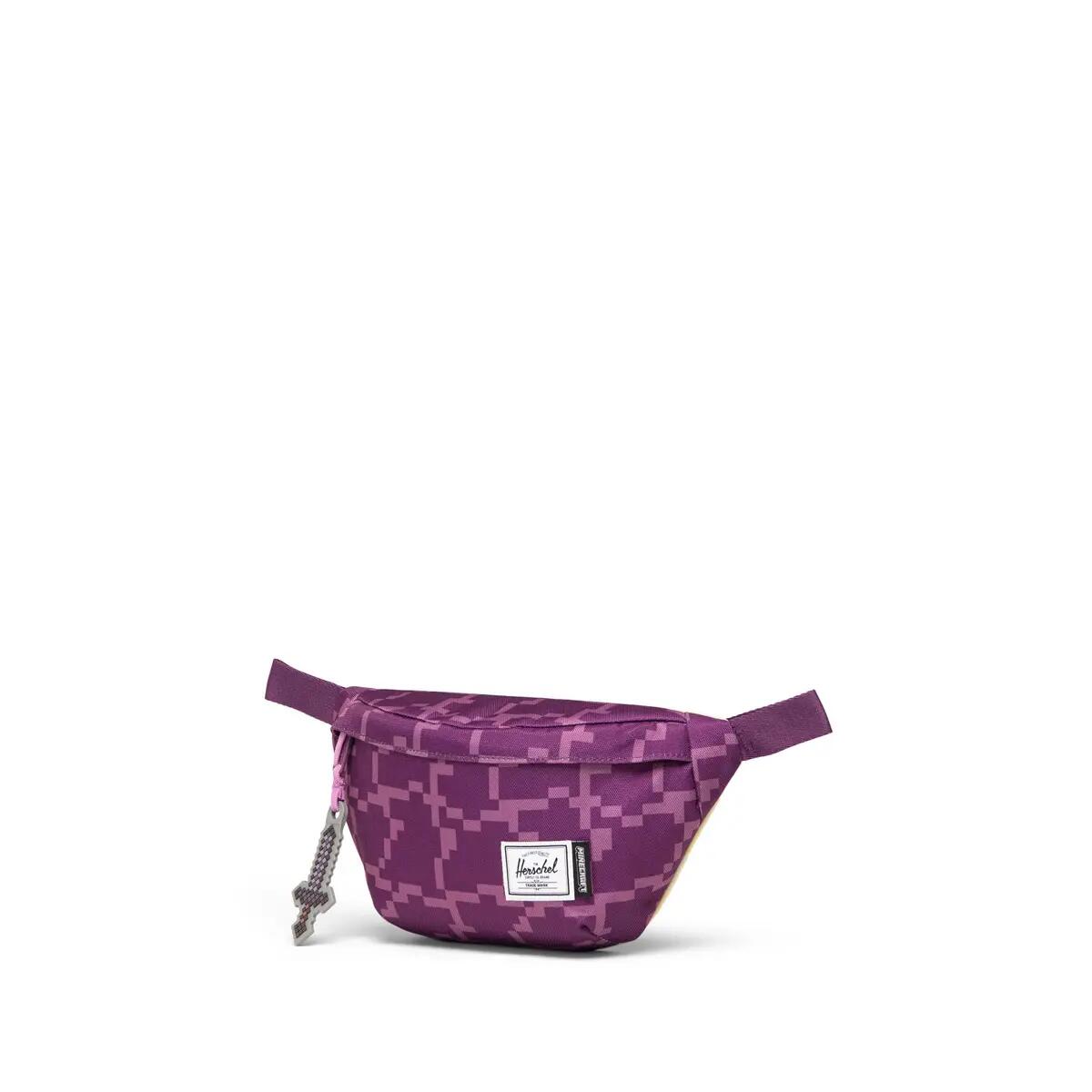 Sac banane MINECRAFT CLASSIC unisex mauve foncé 2/3