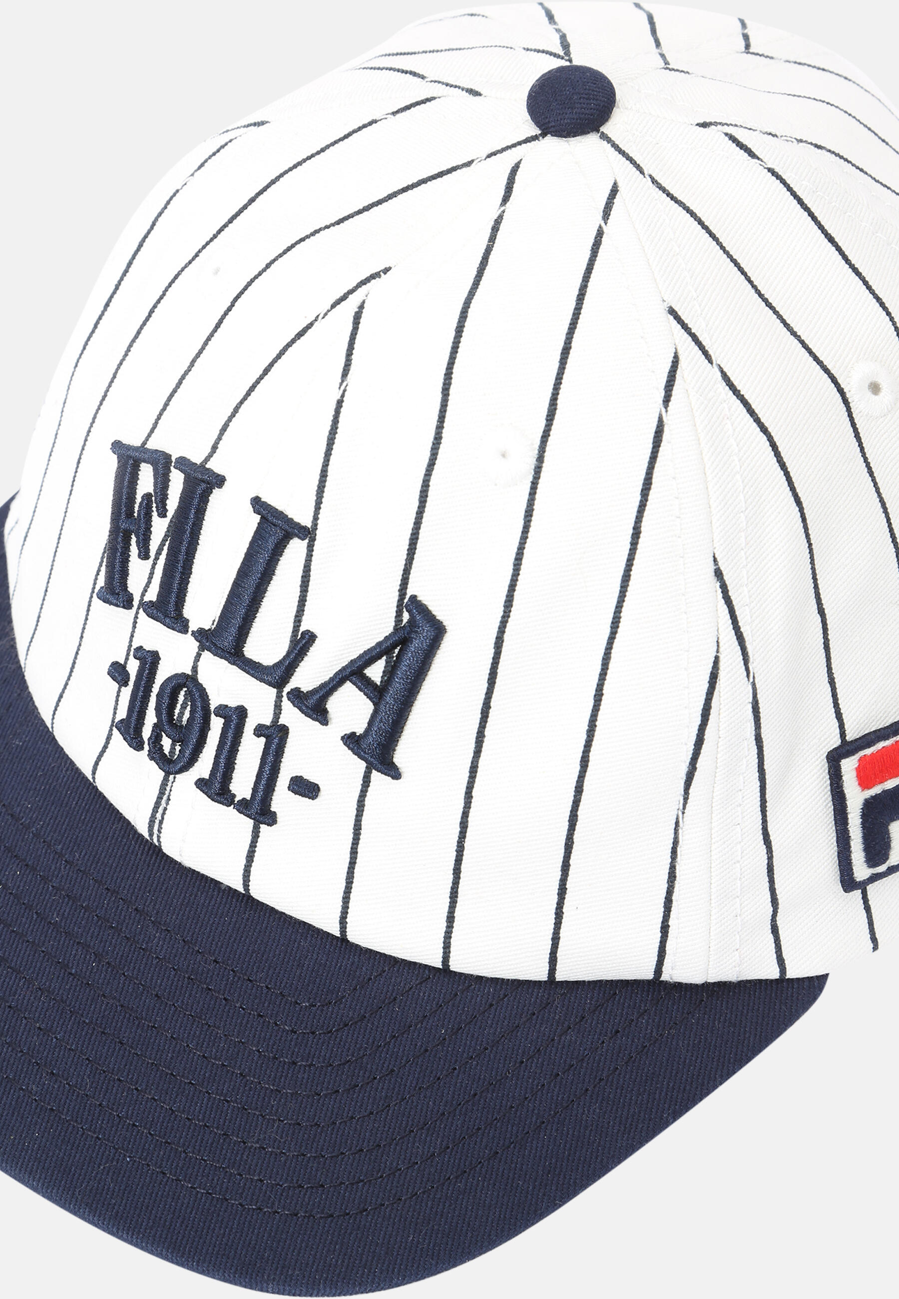 Casquette FILA FIRENZE 6 panneaux rayée, non structurée, fermeture snapback. 3/3