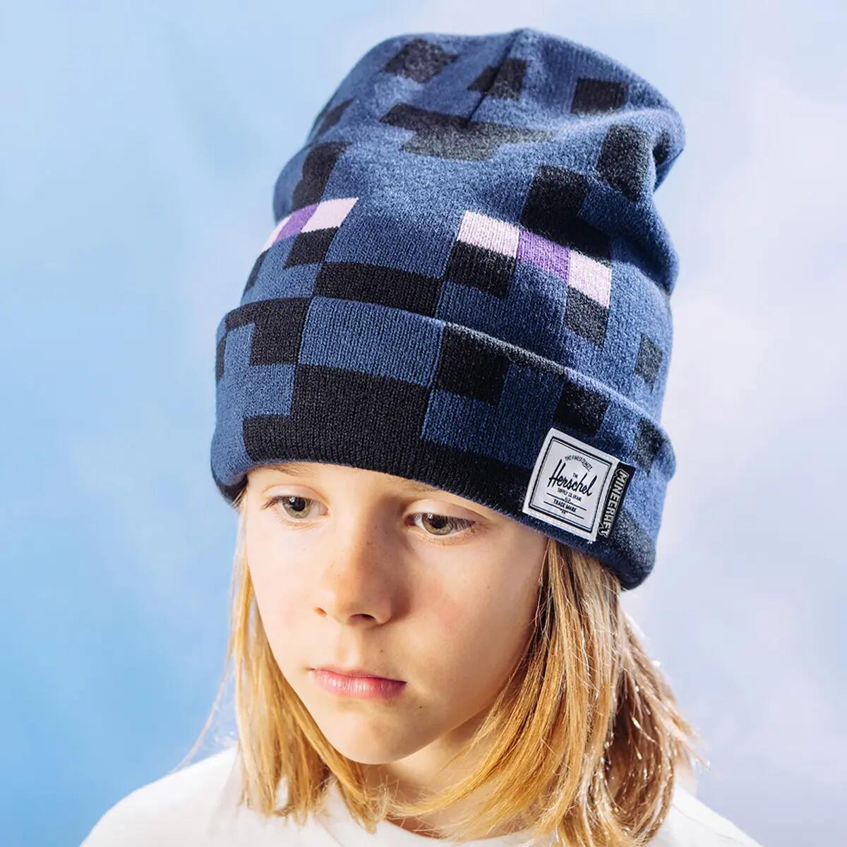 Bonnet à revers MINECRAFT ELMER unisex bleu pétrole 4/4