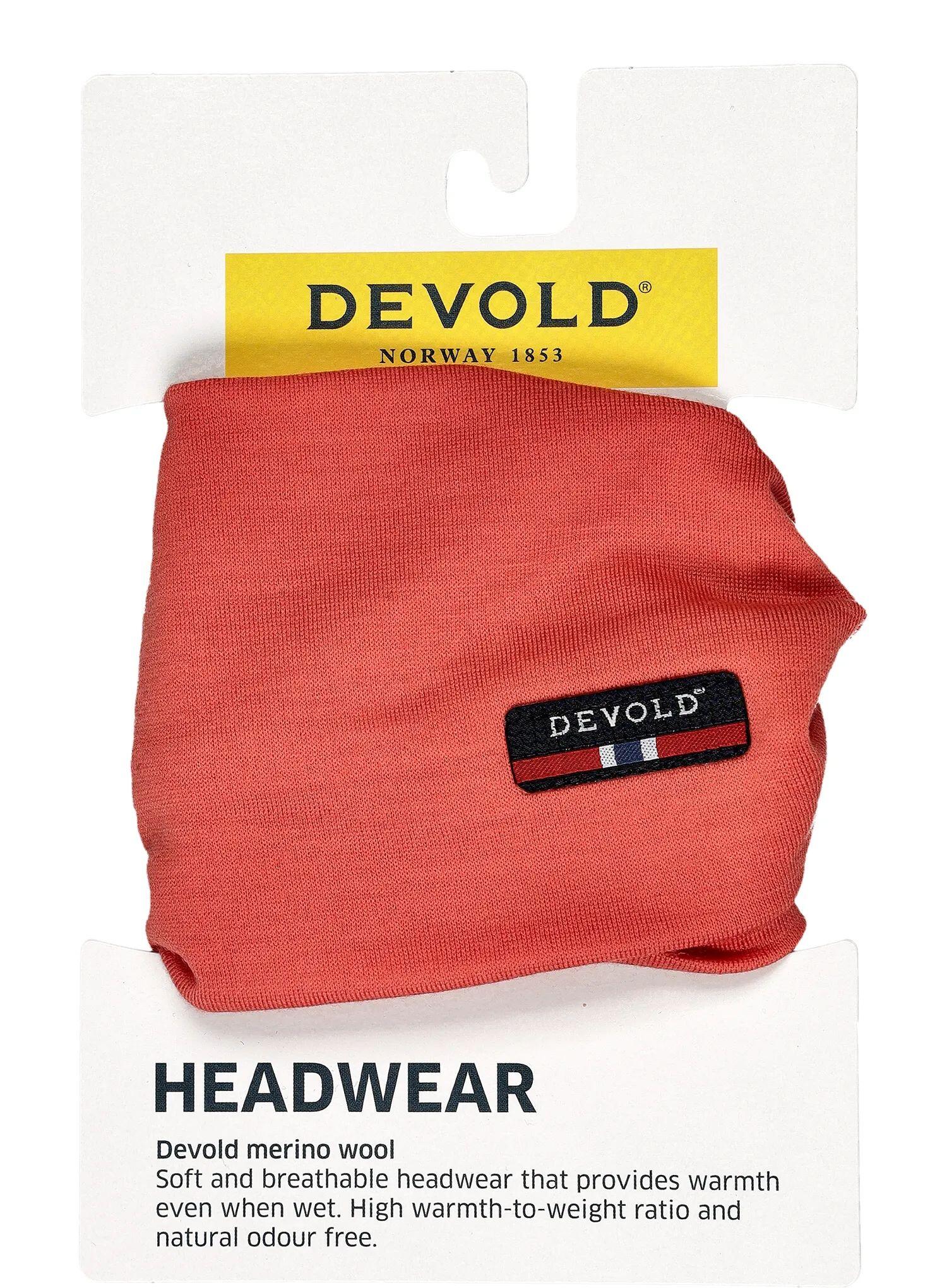 Opaska na głowę Devold Breeze Merino 150 Headband - coral 3/5