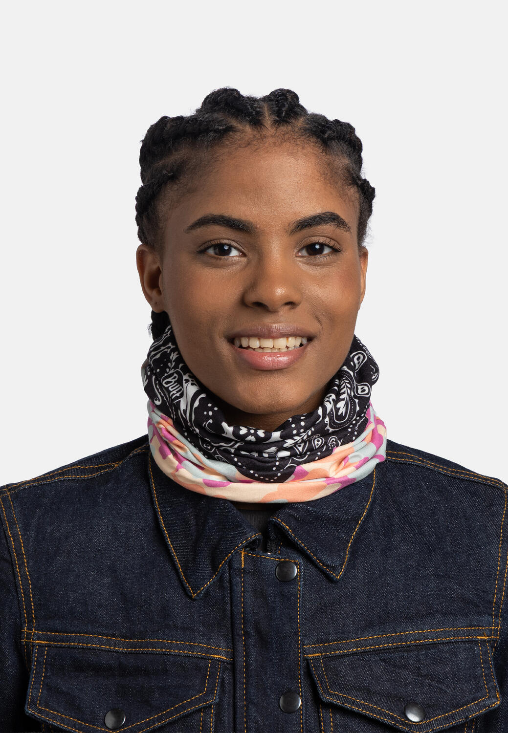 Bandana BUFF ORIGINAL ECOSTRETCH CAMO CASH 5/7