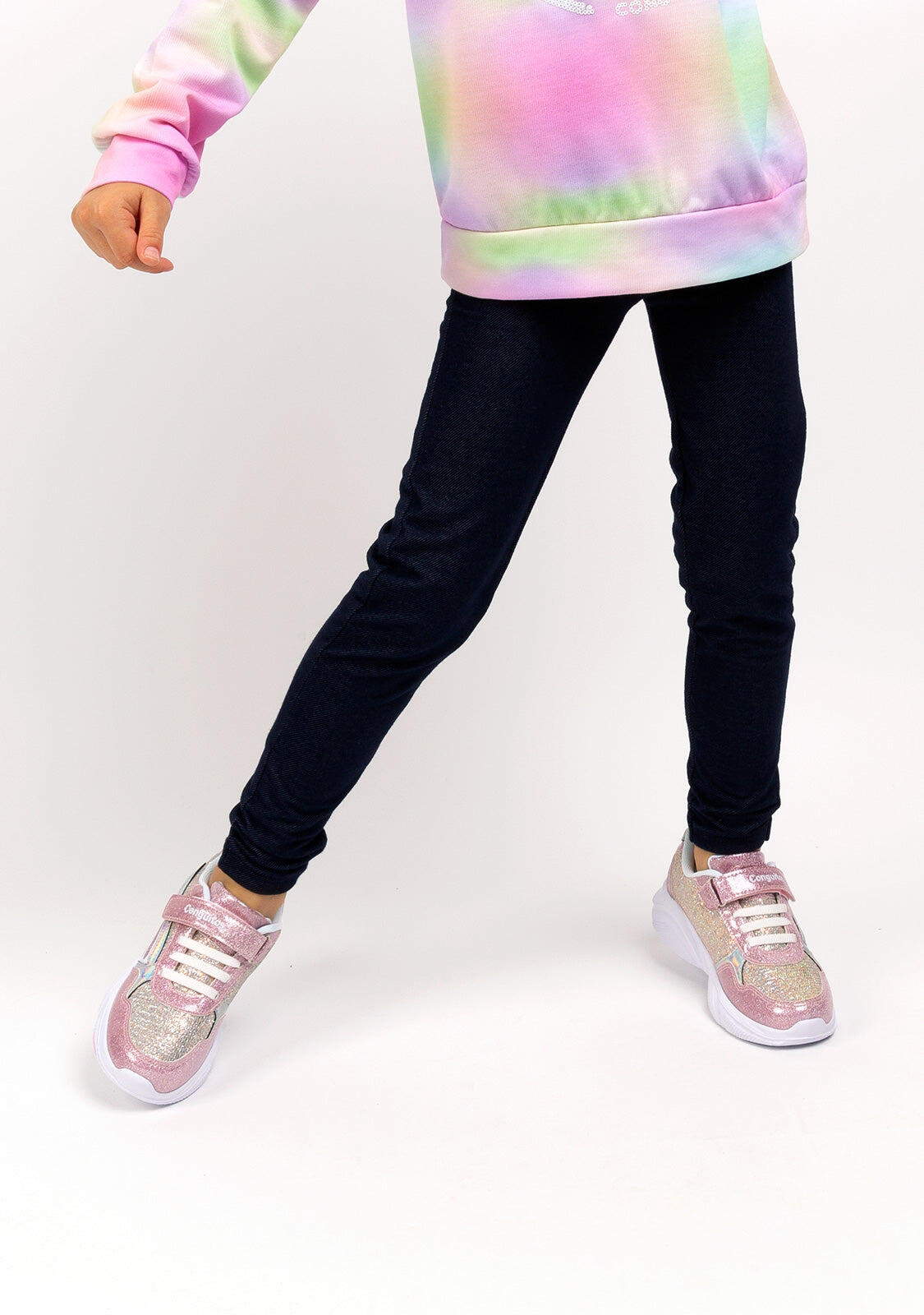 Leggings de Niña en Negro 3/5