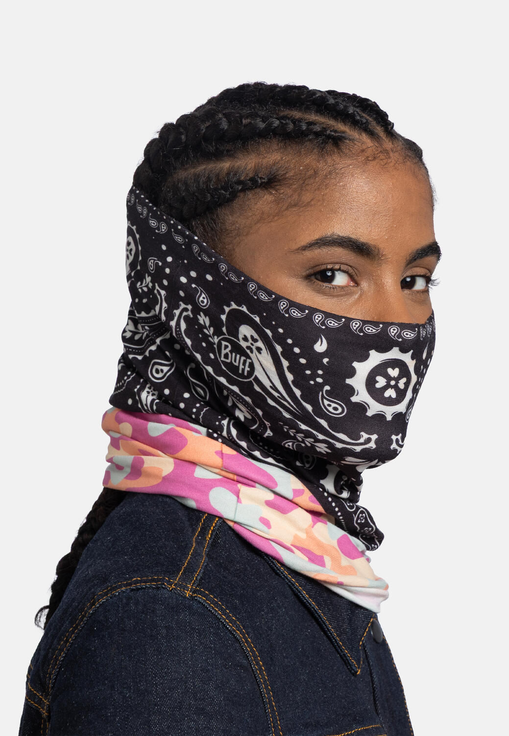 Bandana BUFF ORIGINAL ECOSTRETCH CAMO CASH 6/7