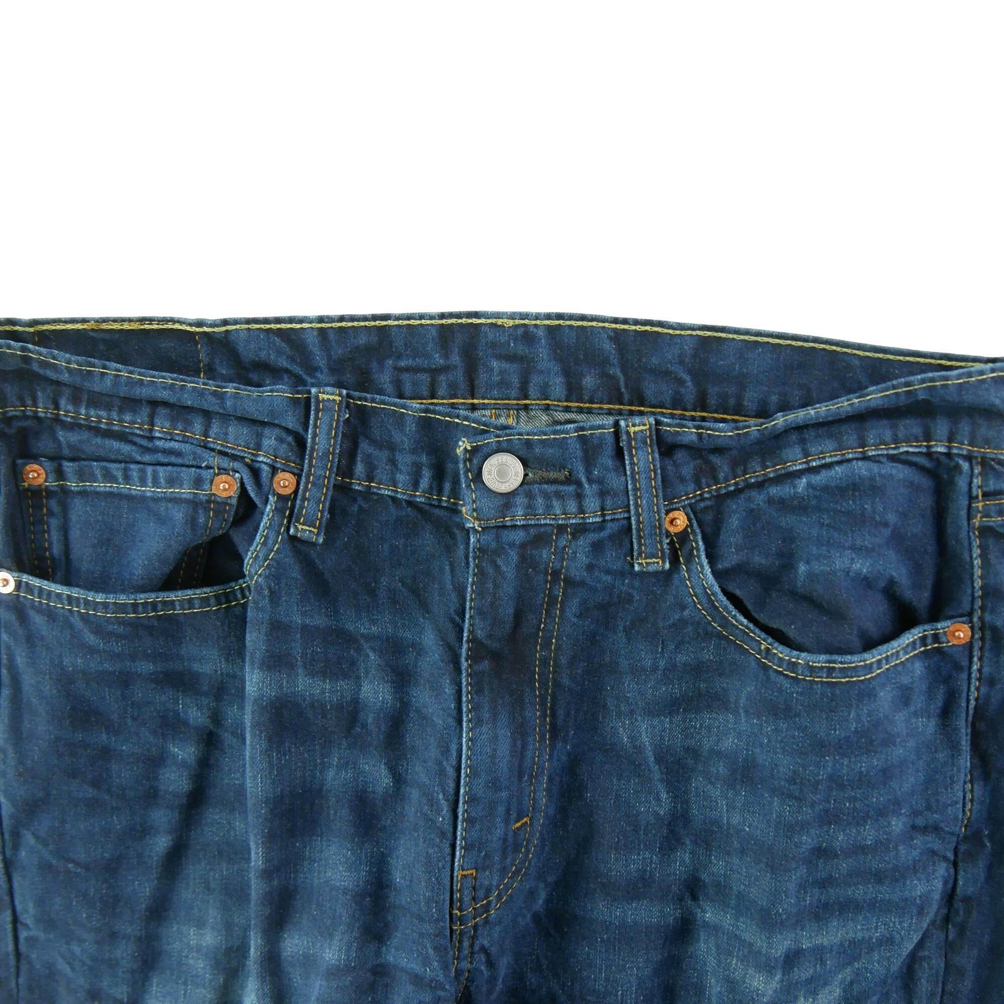 Segunda vida - Calça jeans masculina Levi Strauss 514 reta - Como novo 3/7