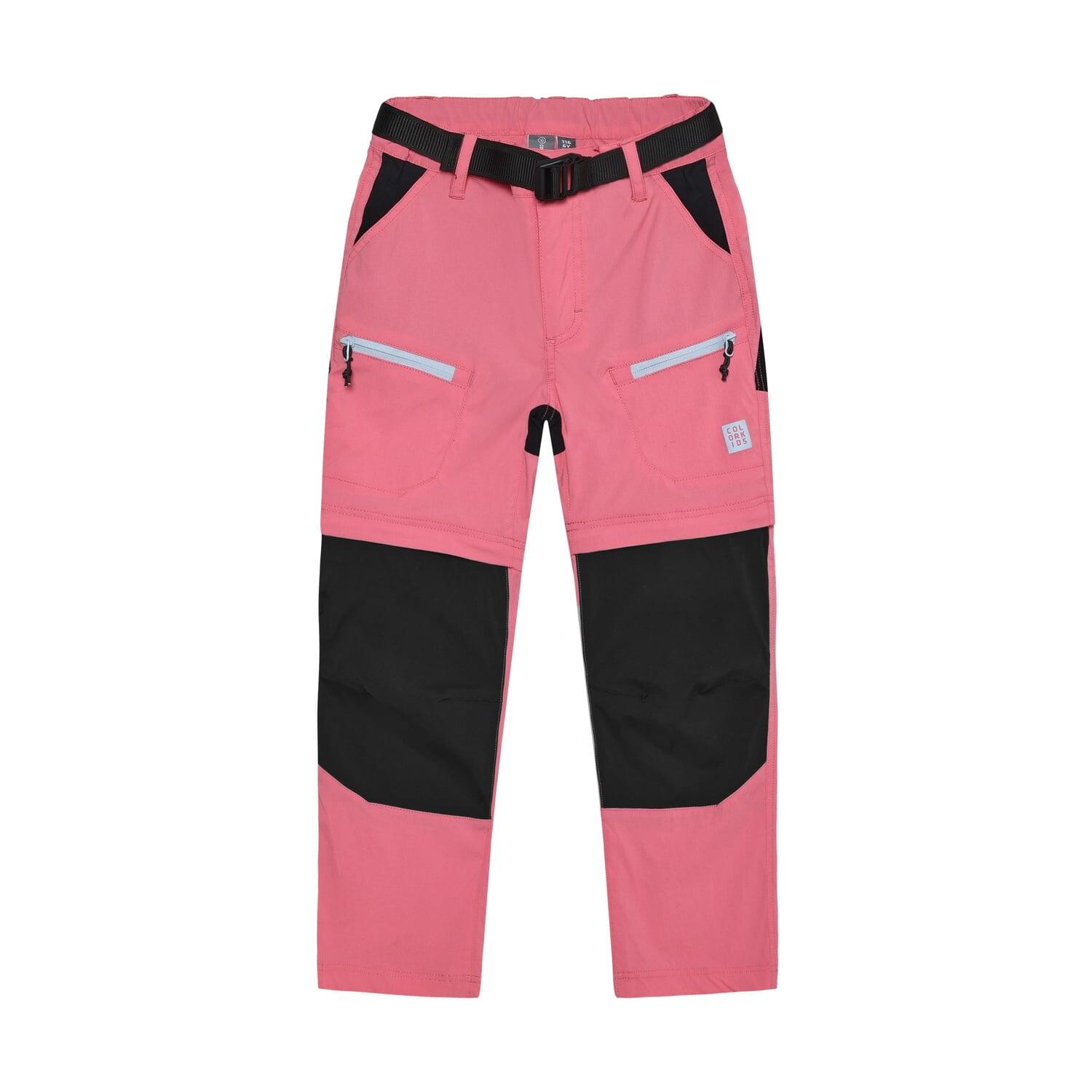 Zip off- Outdoorhose Pink Lemonade 1/3