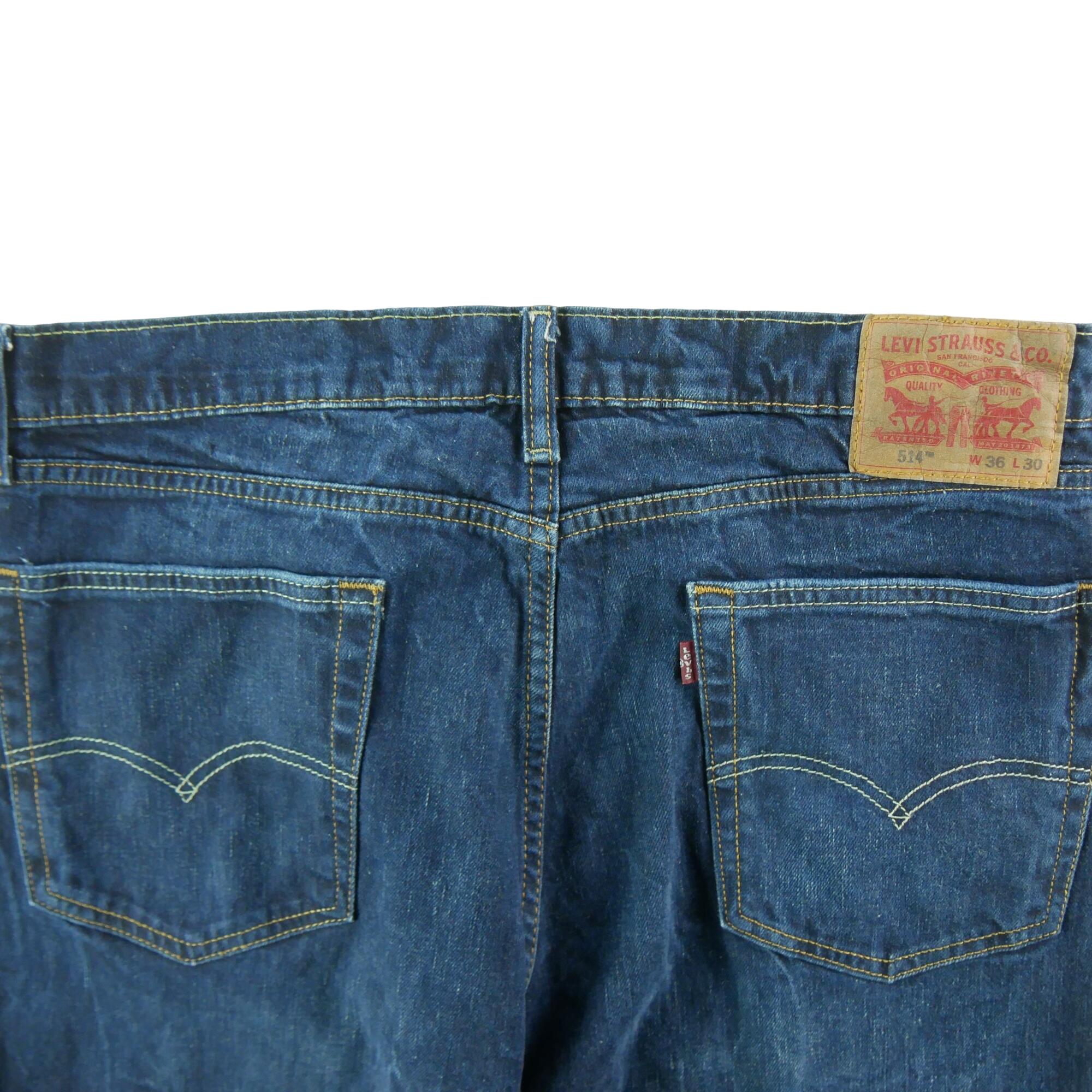 Segunda vida - Calça jeans masculina Levi Strauss 514 reta - Como novo 4/7
