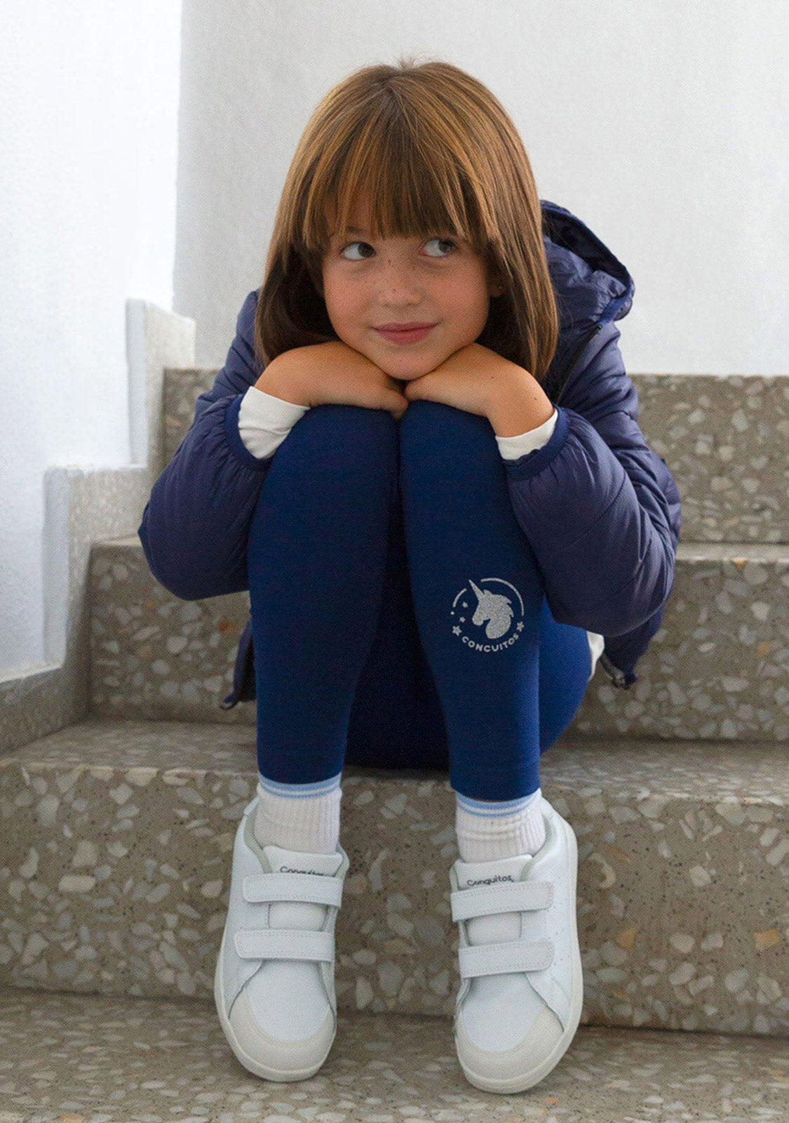 Leggings de Niña en Azul Marino 4/4