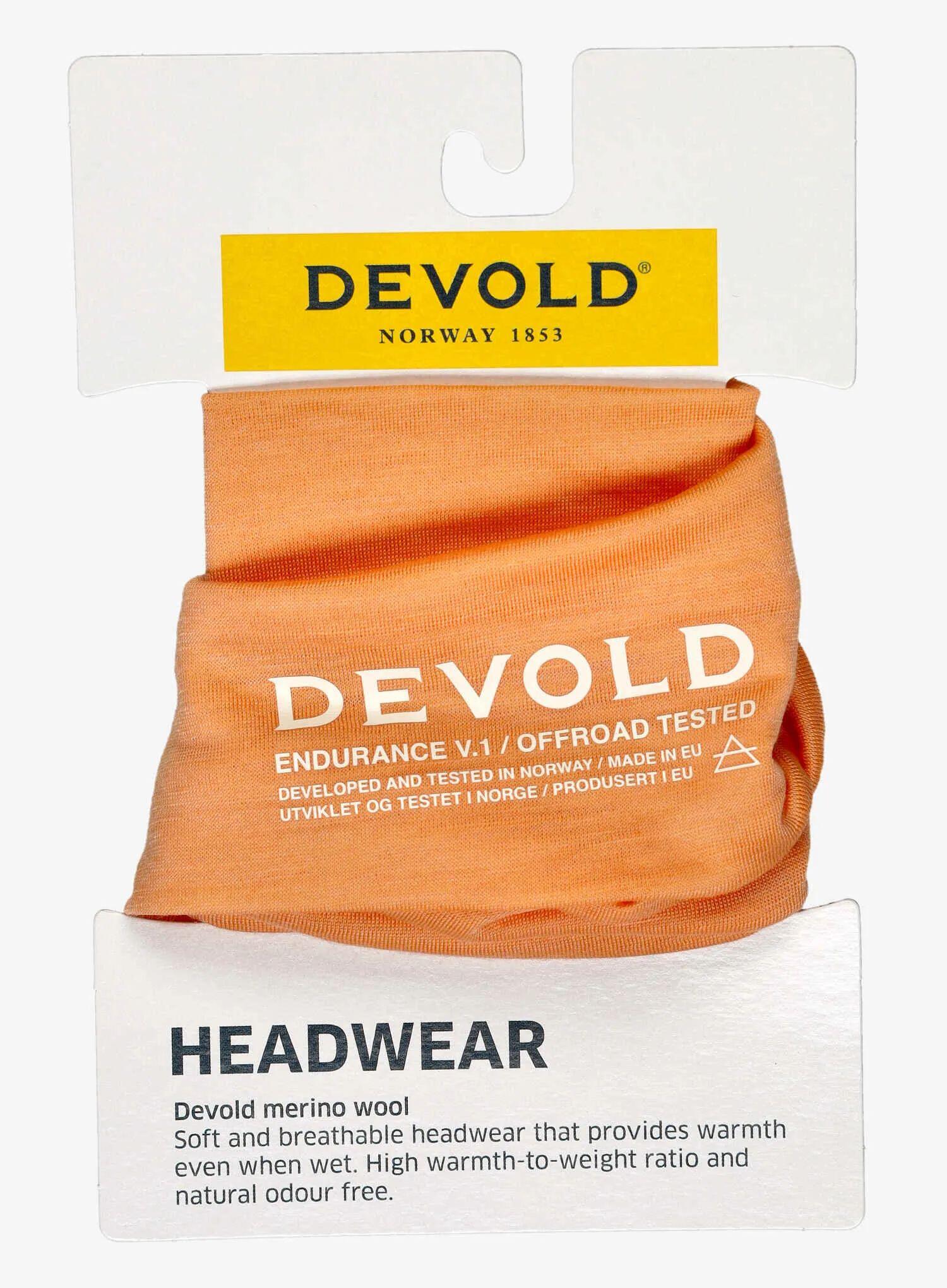 Opaska na głowę Devold Endurance Merino Light Headband - sunrise 3/5