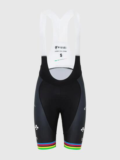 Pissei Pogacar Wereldkampioen Fietsbroek Heren White