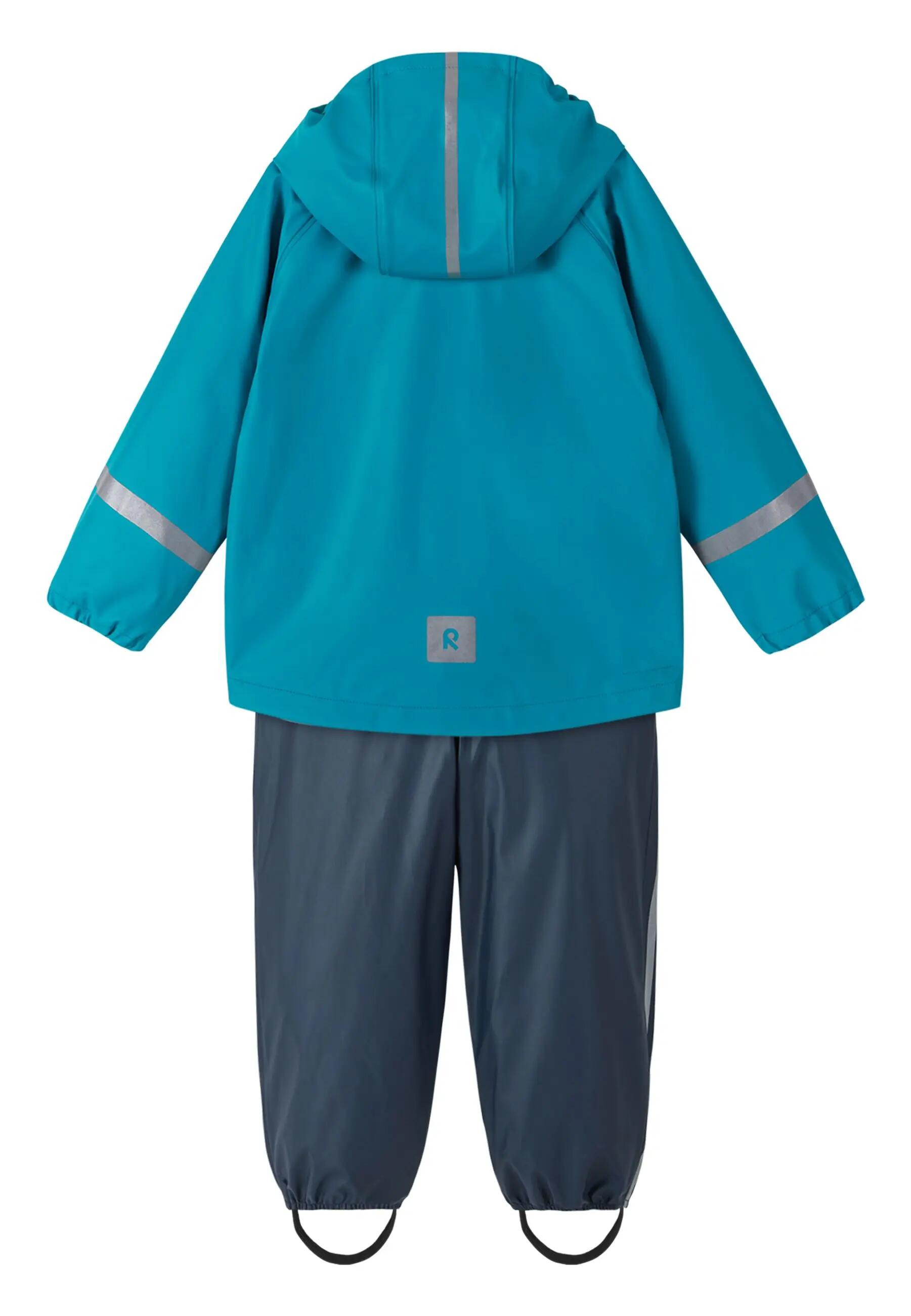 Set de pluie 2 pièces Tihku - bretelles élastiques amovibles 2/7