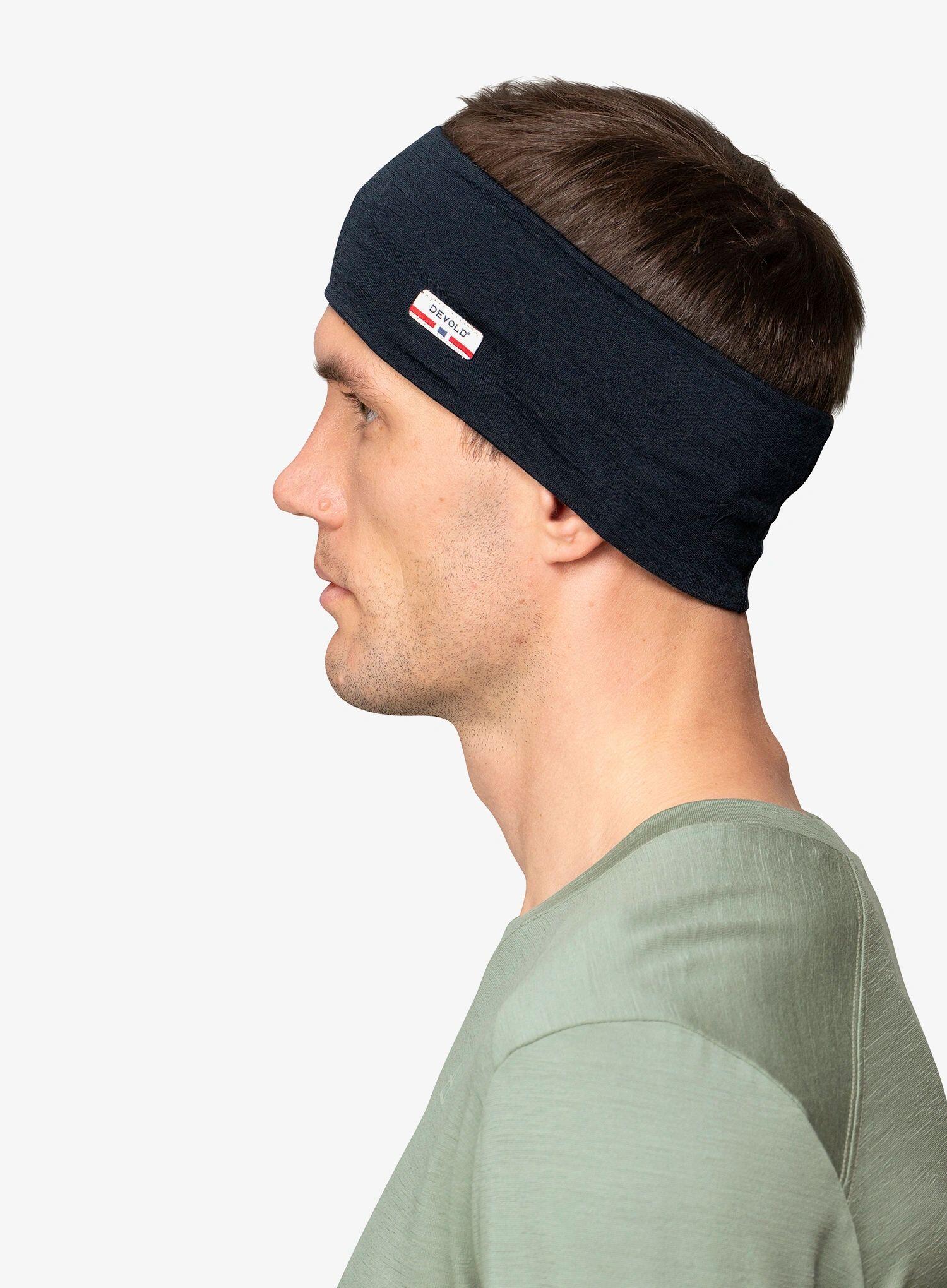 Opaska na głowę Devold Breeze Plus Merino 200 Headband - ink 4/6