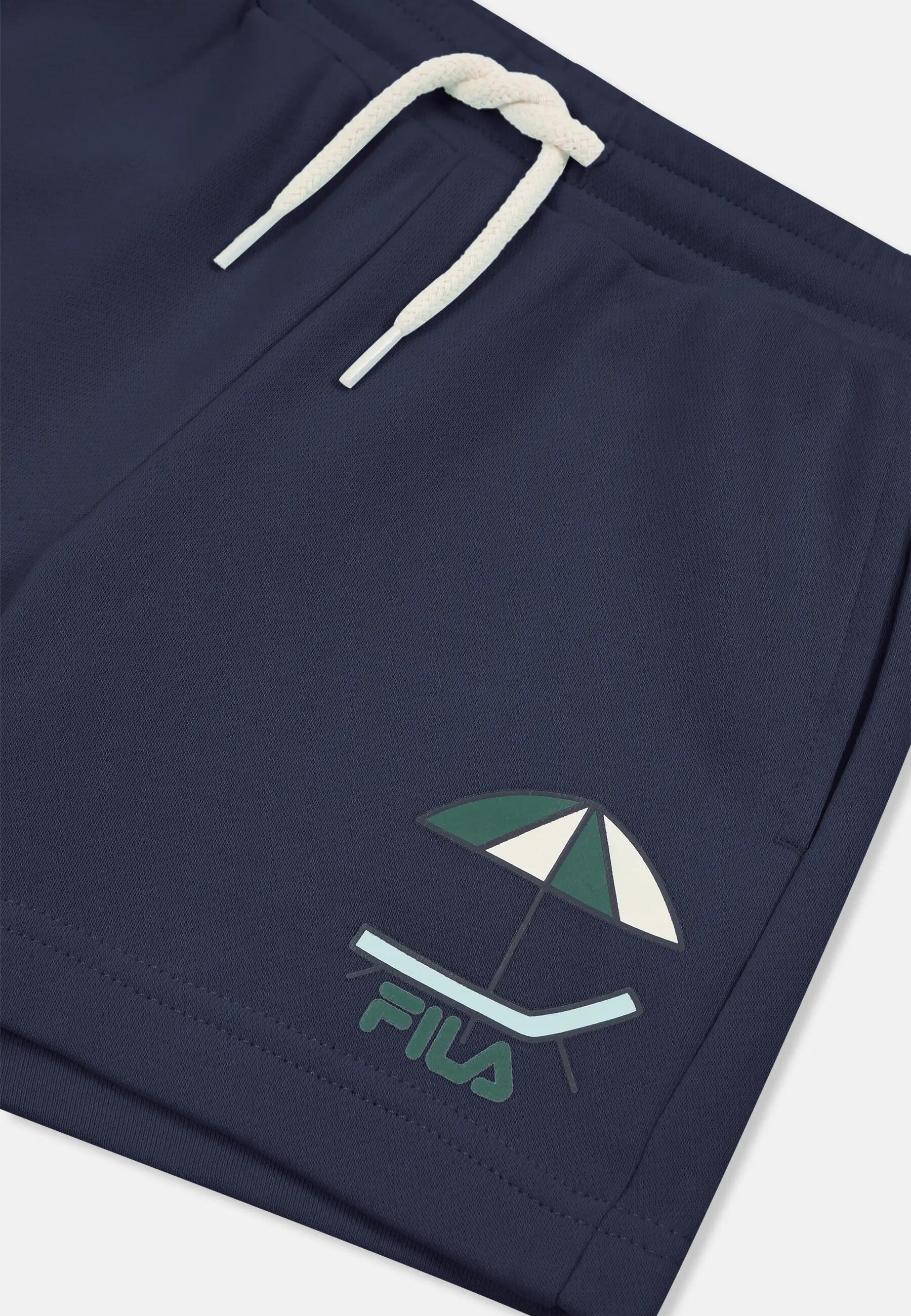 CRESPINA regular graphic sweat shorts 3/3