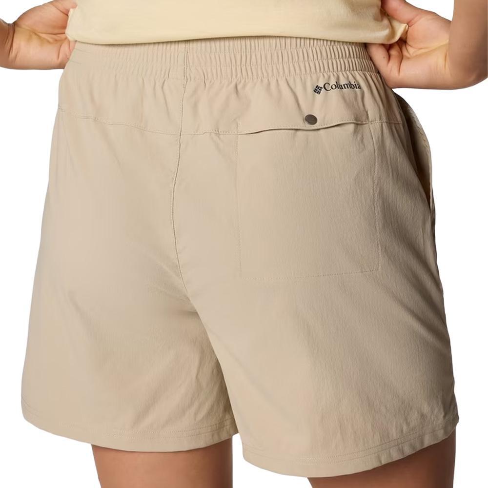 Pantalón Corto de Senderismo Columbia Cedar Crest Beige para Mujer 2/2
