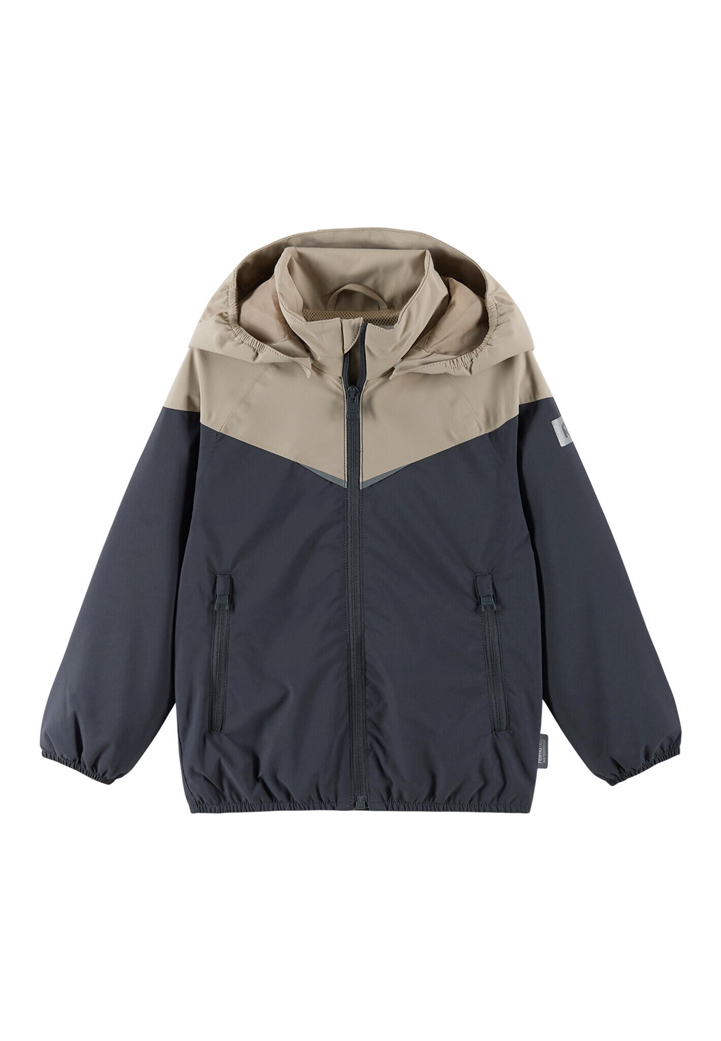 Veste de pluie pour enfant tec Tuuliaho noir doux 1/5