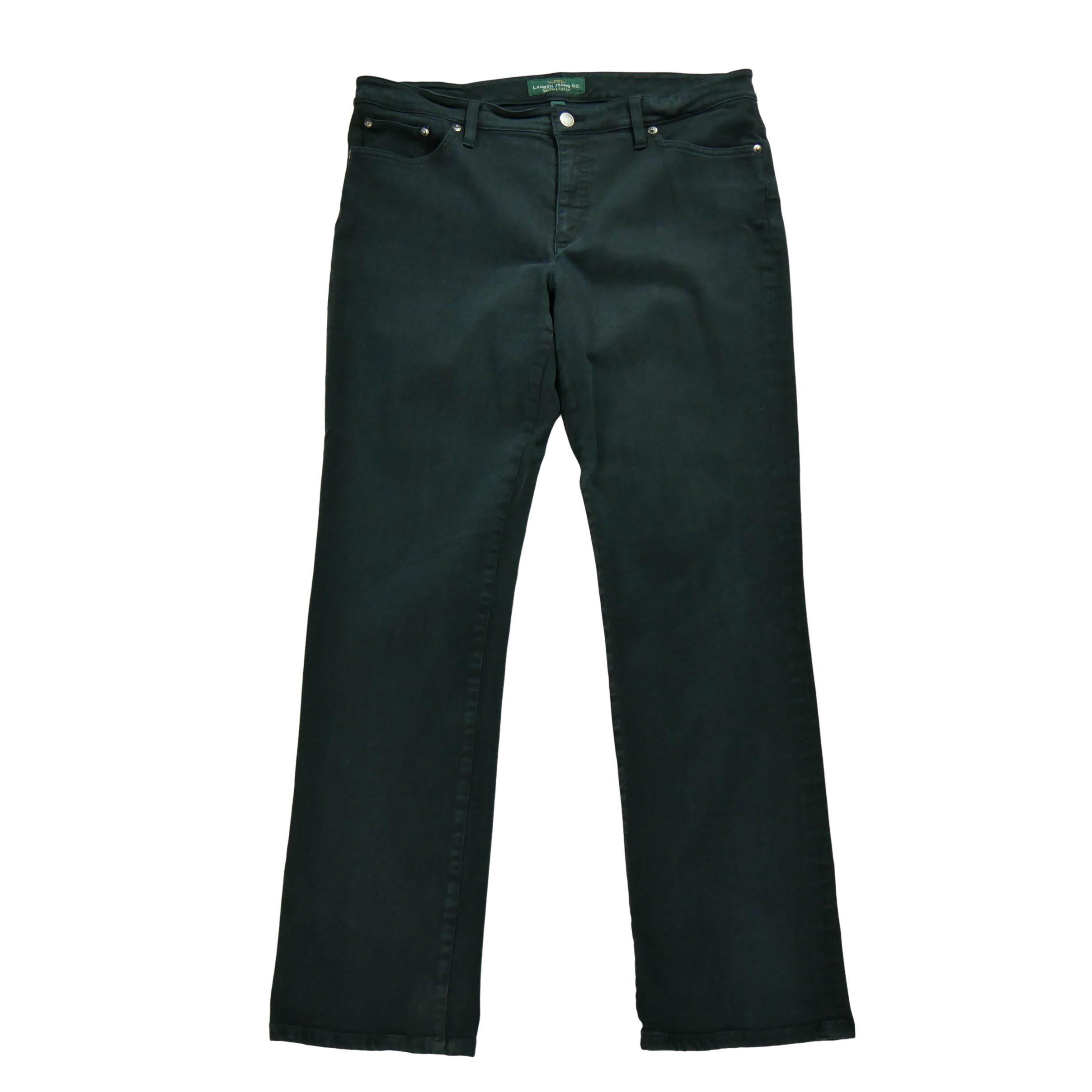 Seconde vie - Jean Femme Coupe Droite Noir - Très bon état 1/7