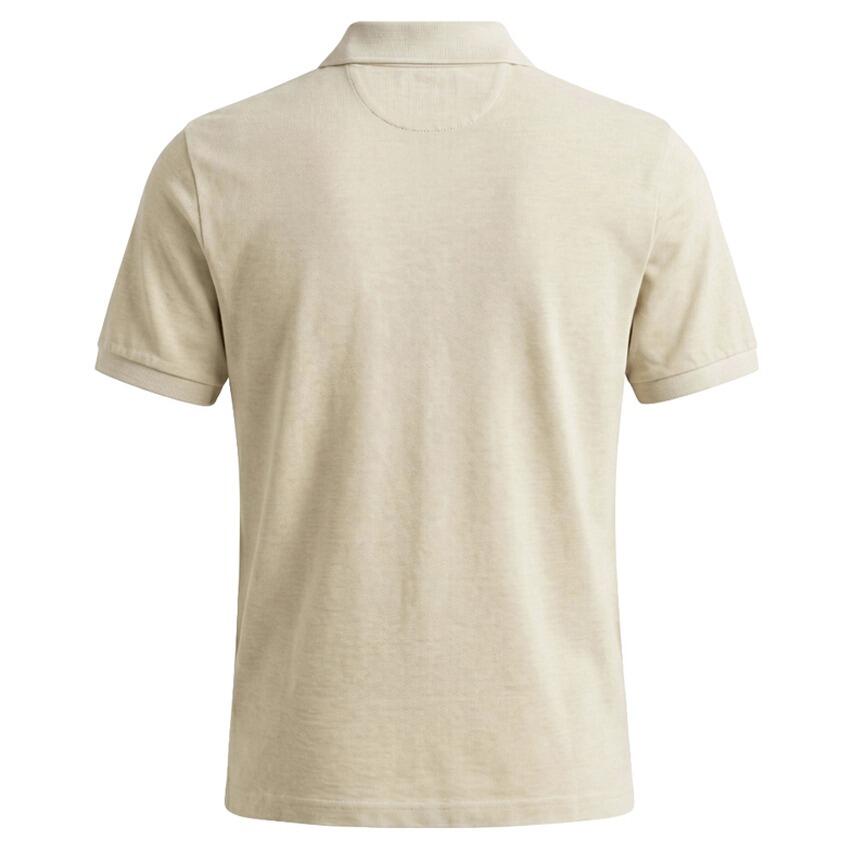 Heren Polo Shirt 2 Tone Beige 5/5