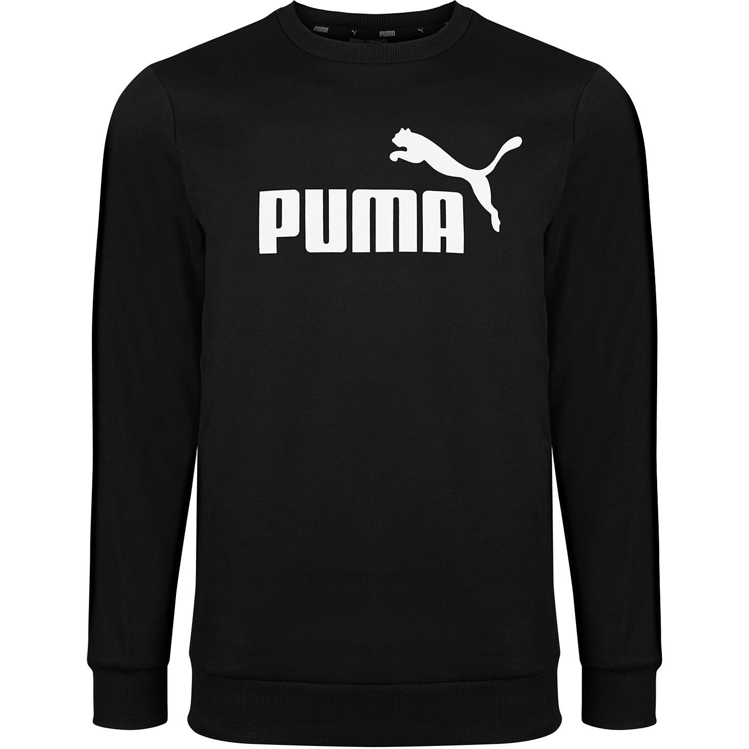 Męska bluza sportowa dresowa czarna PUMA ESS Big Logo 586678-01 3/6