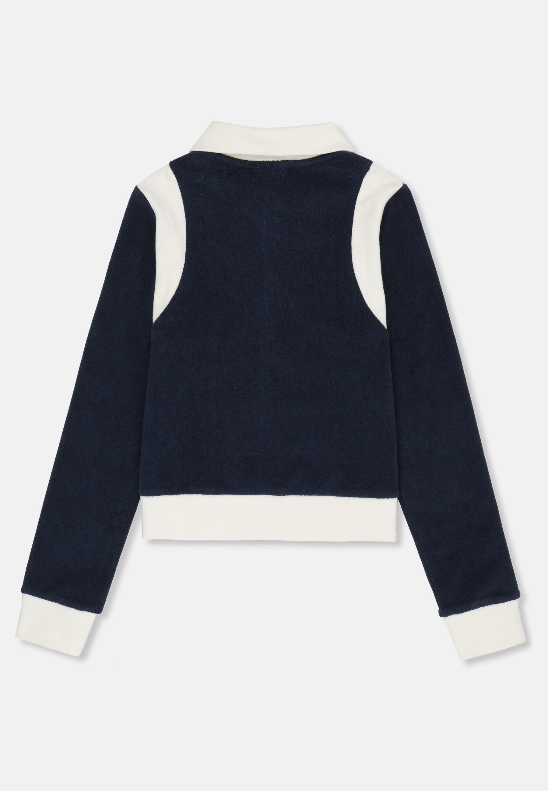 ADRIANO fitted towelling track jacket 2/3