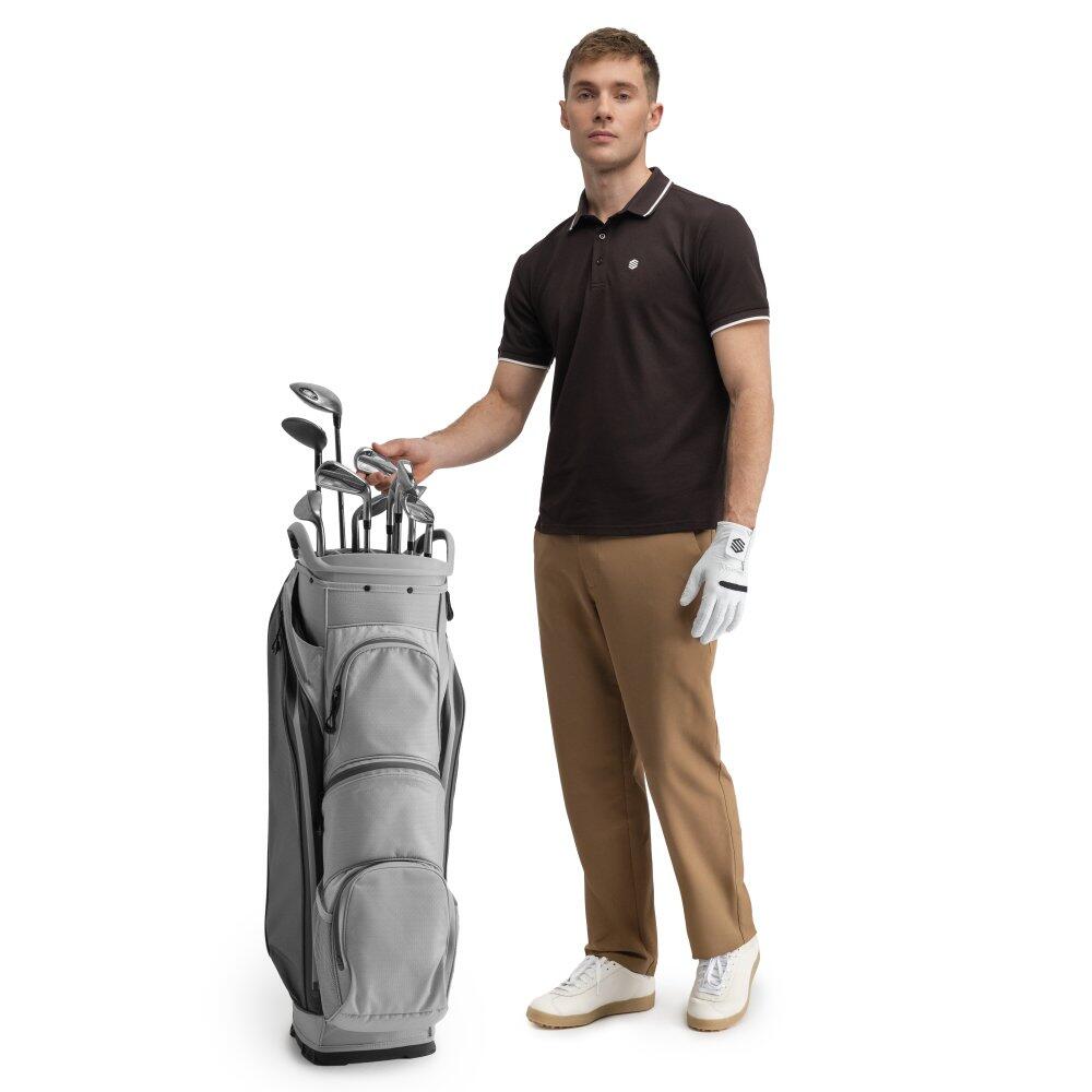 Męskie zimowe spodnie golfowe Siroko Driver Brown 3/7