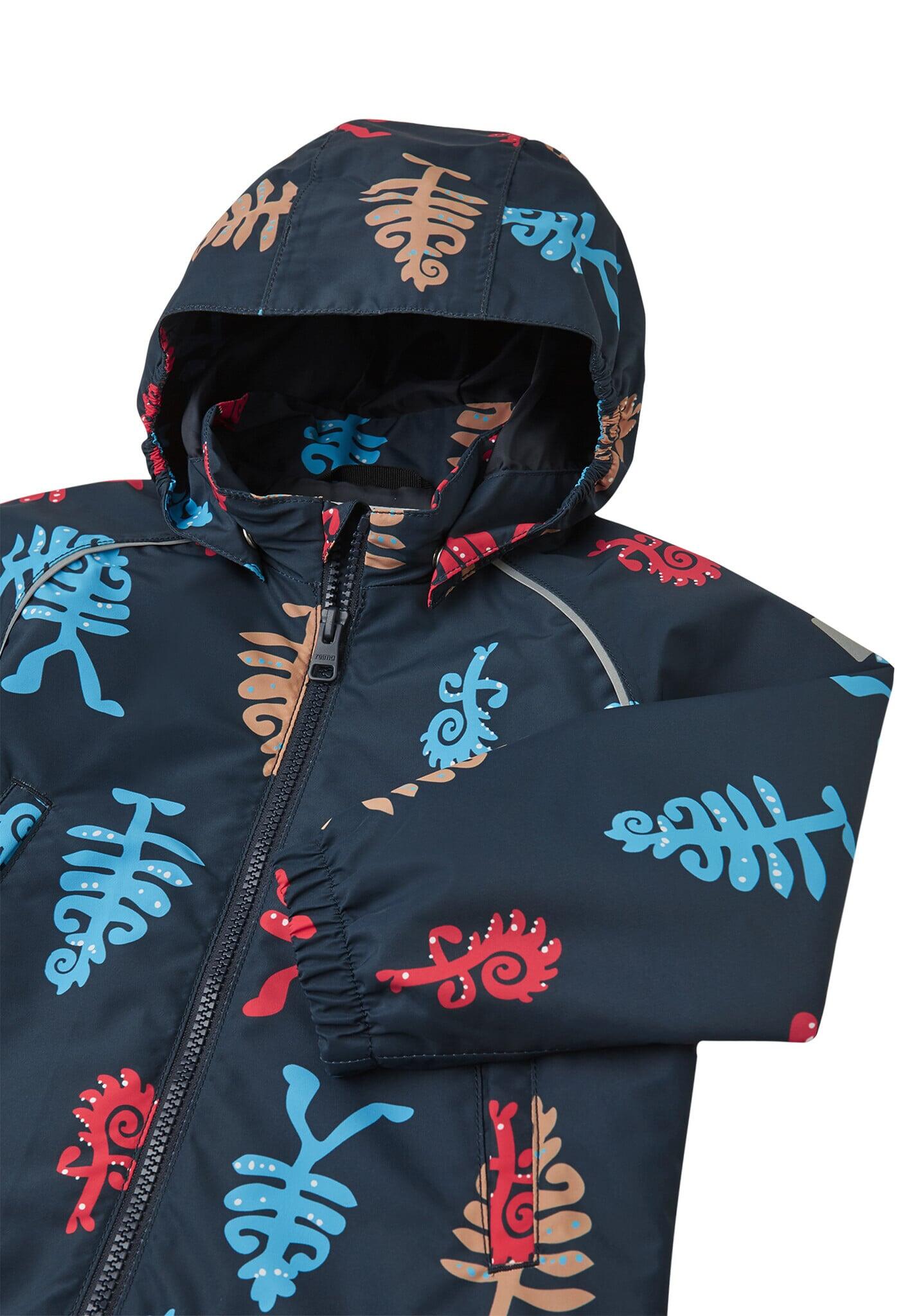 Giacca impermeabile per bambini tec Hete Navy 3/5