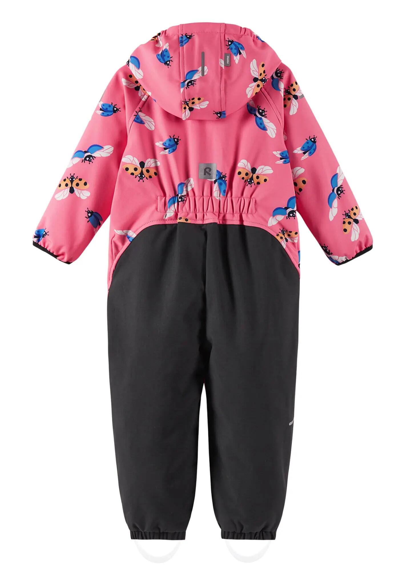 Tuta Softshell per Bambini Mjosa in corallo morbido 2/5