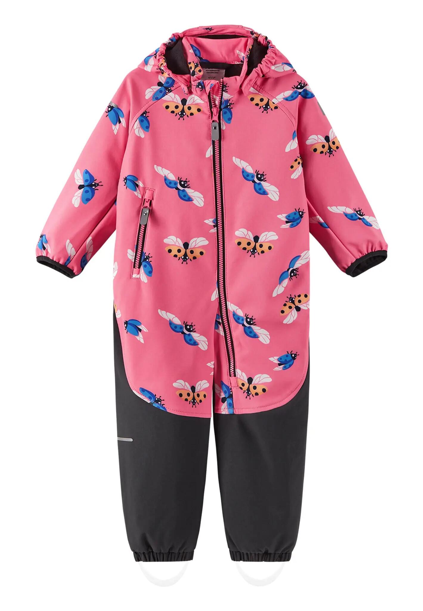 Tuta Softshell per Bambini Mjosa in corallo morbido 1/5