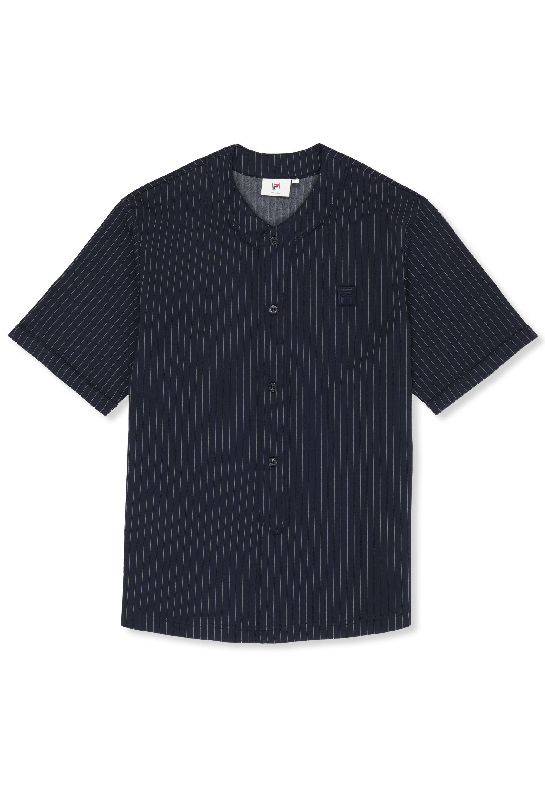 FILA Apparel LUCCA entspanntes Baseball-Shirt mit Nadelstreifen 1/3