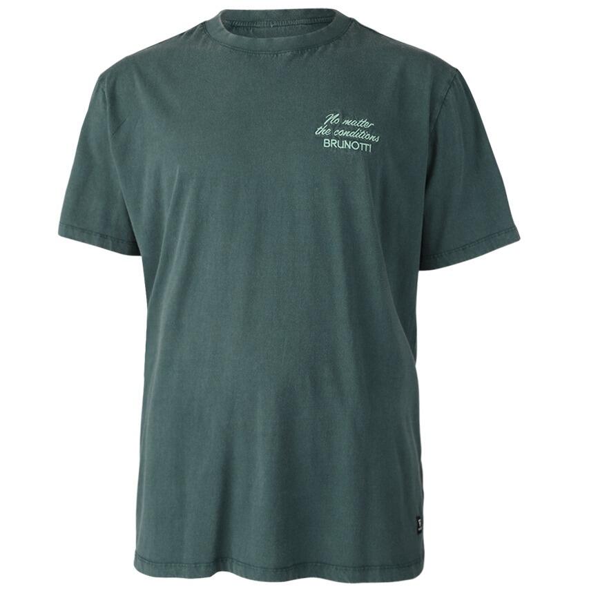 Heren O-hals Shirt Wandes Palm Surf Groen 4/7