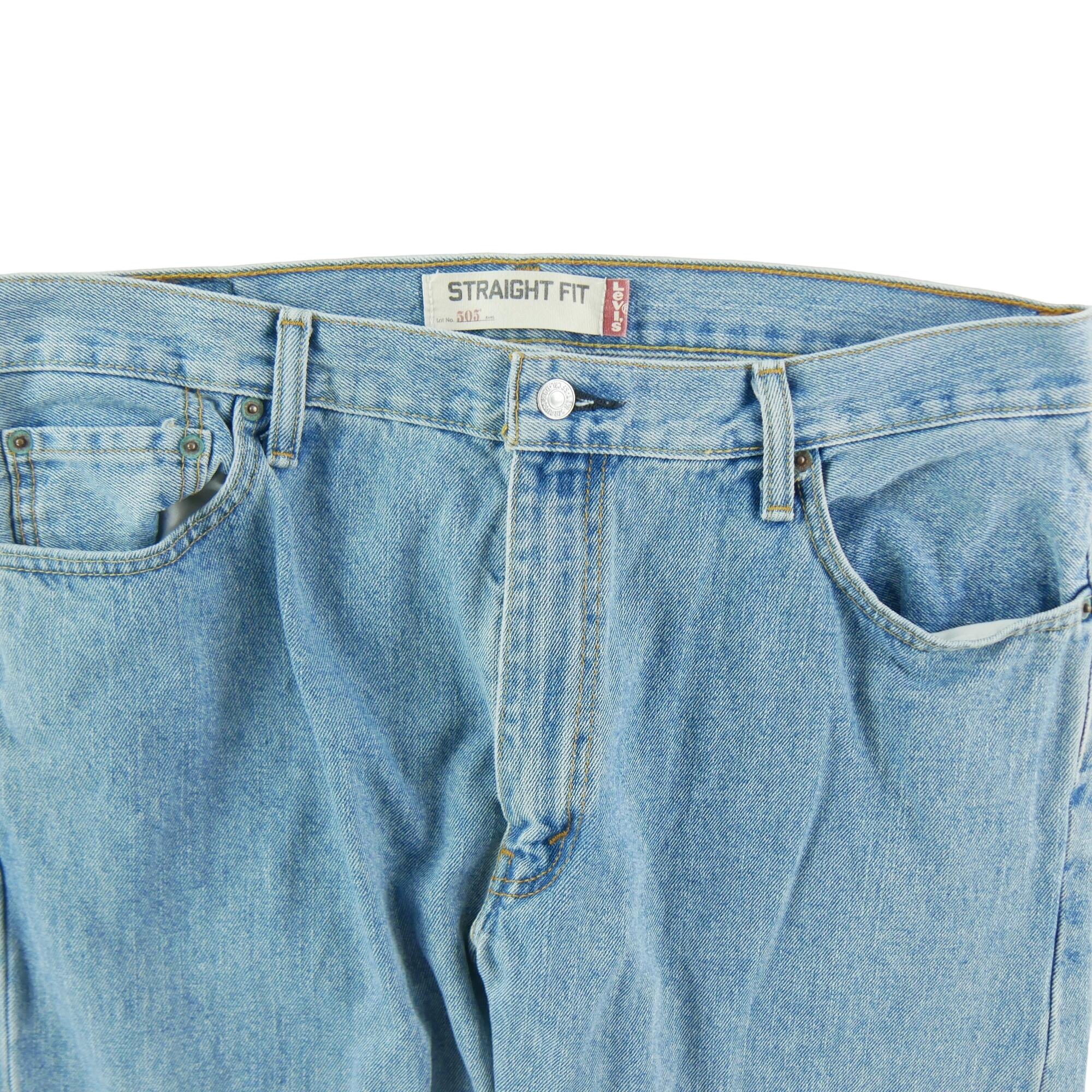 Calça jeans masculina Levi Strauss 505 regular W36/L32 3/7