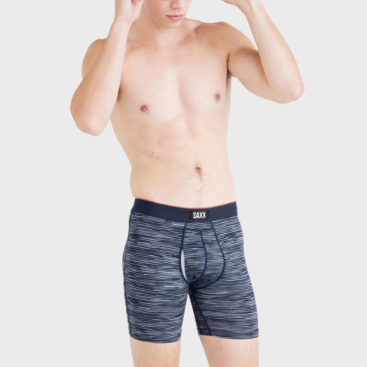 Multi-Sport Heren Multi Sport Mesh 3-Pack Microfiber Boxers Print Blauw 2/7