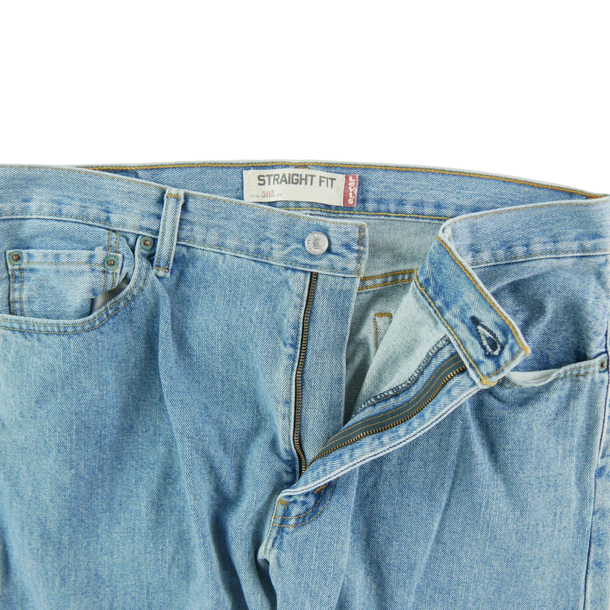 Calça jeans masculina Levi Strauss 505 regular W36/L32 6/7