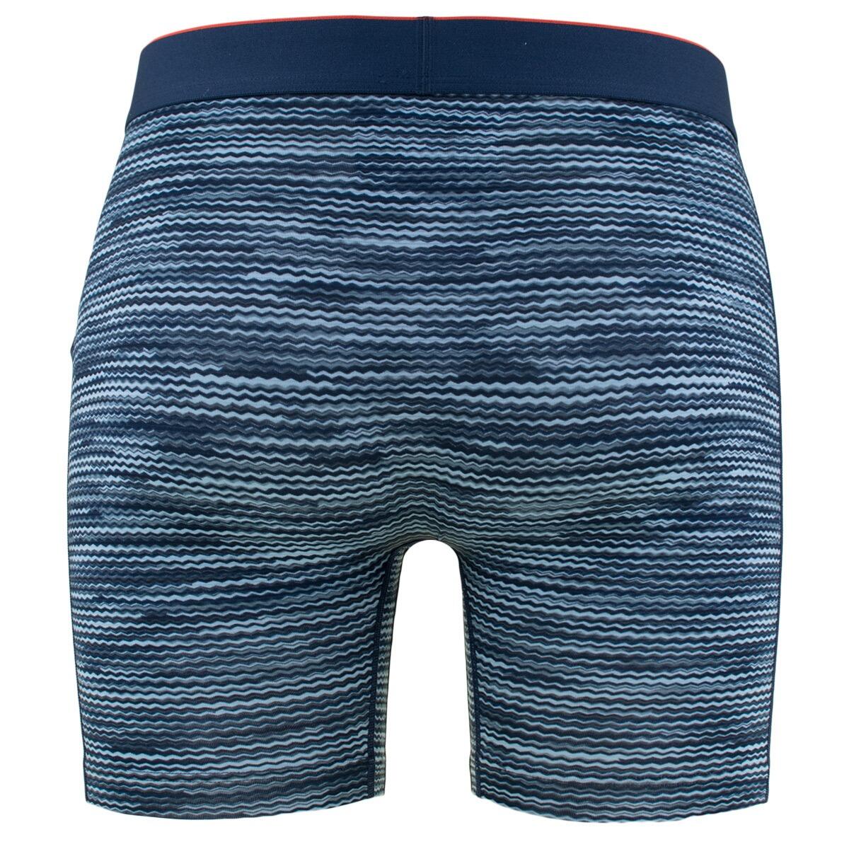 Multi-Sport Heren Multi Sport Mesh 3-Pack Microfiber Boxers Print Blauw 7/7