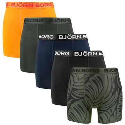 Multi-sport heren sports 5-pack microfiber boxers basic print multi ii
