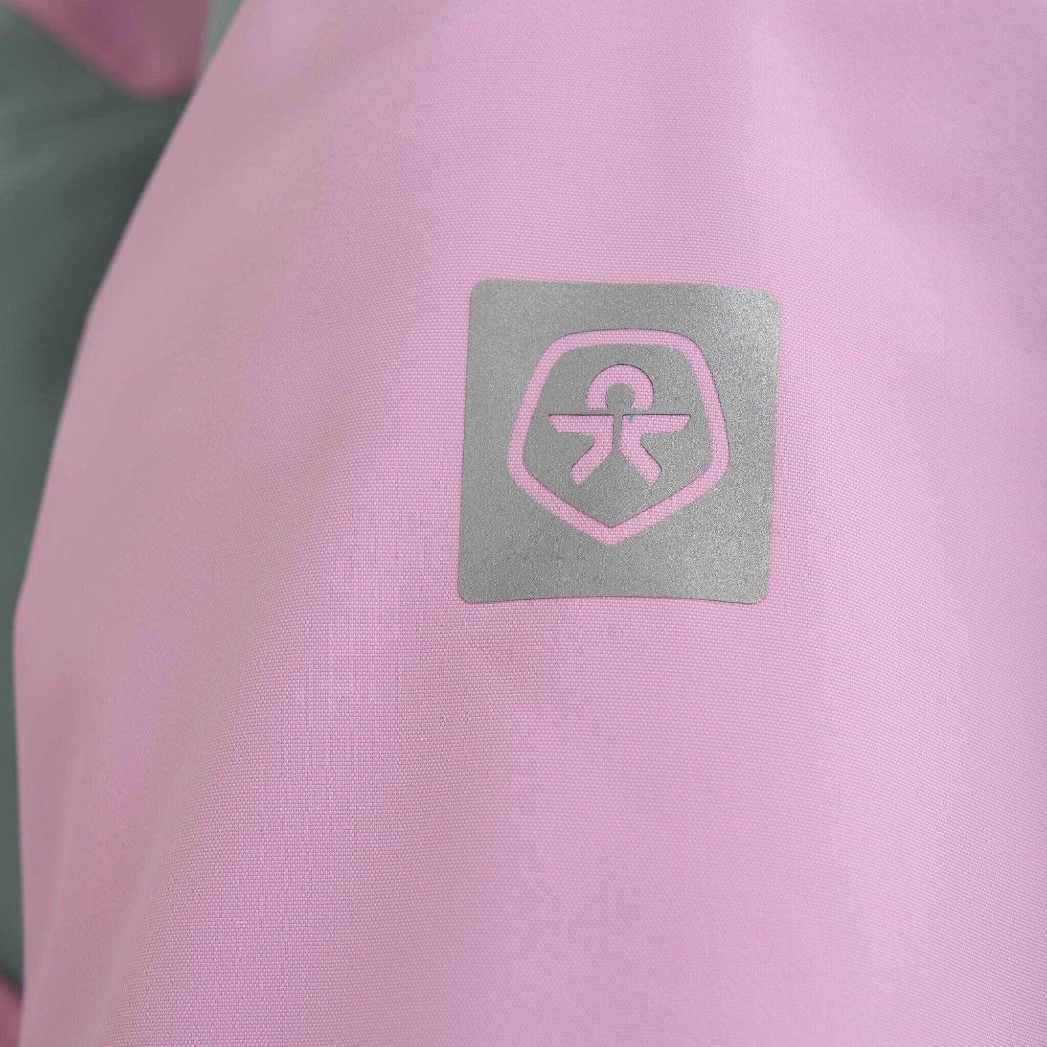 Kleinkinder Schneeoverall Colorblock Bonbon 4/5