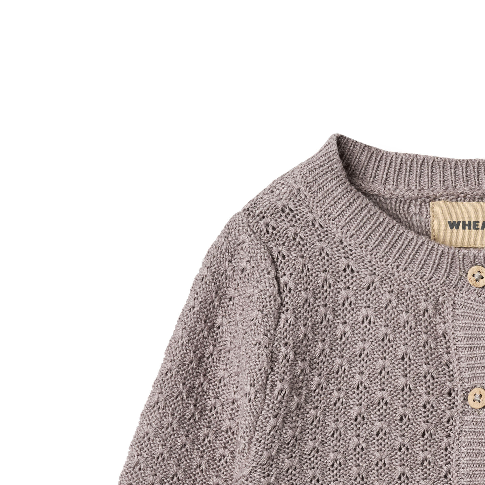 Baby Strickjacke Magnella dusty purple 3/5
