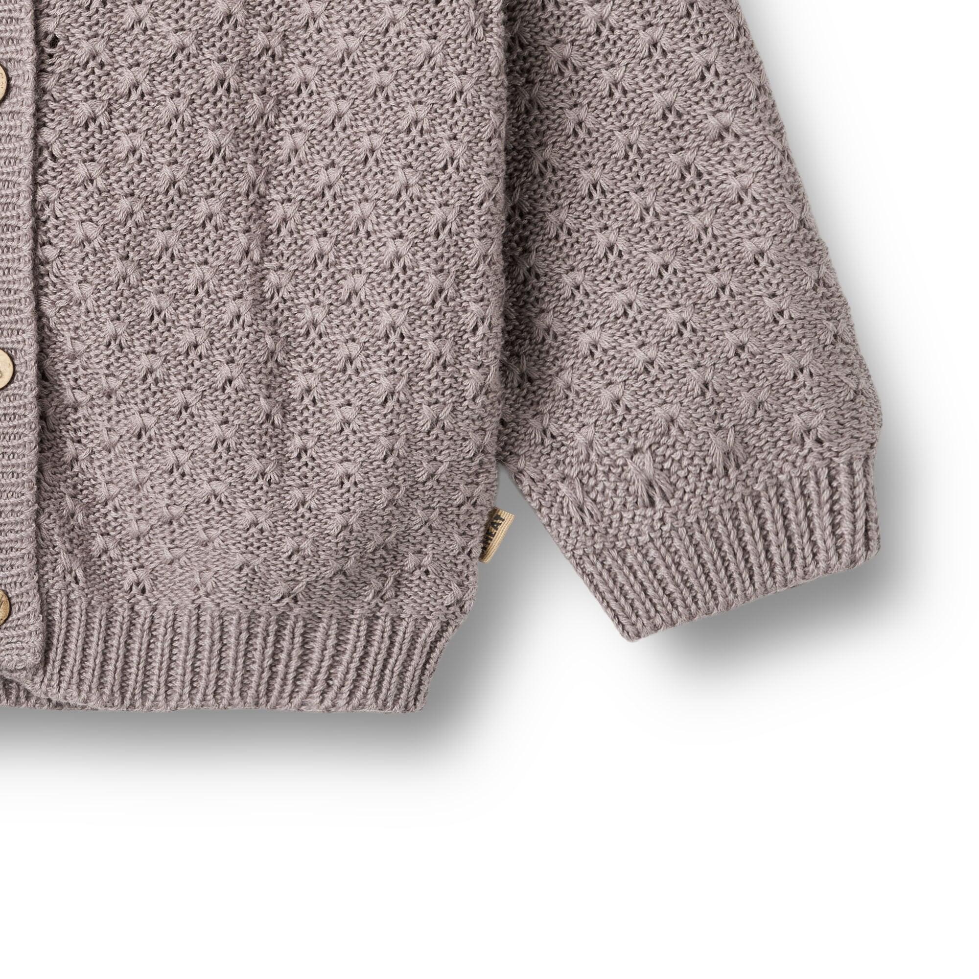 Baby Strickjacke Magnella dusty purple 5/5