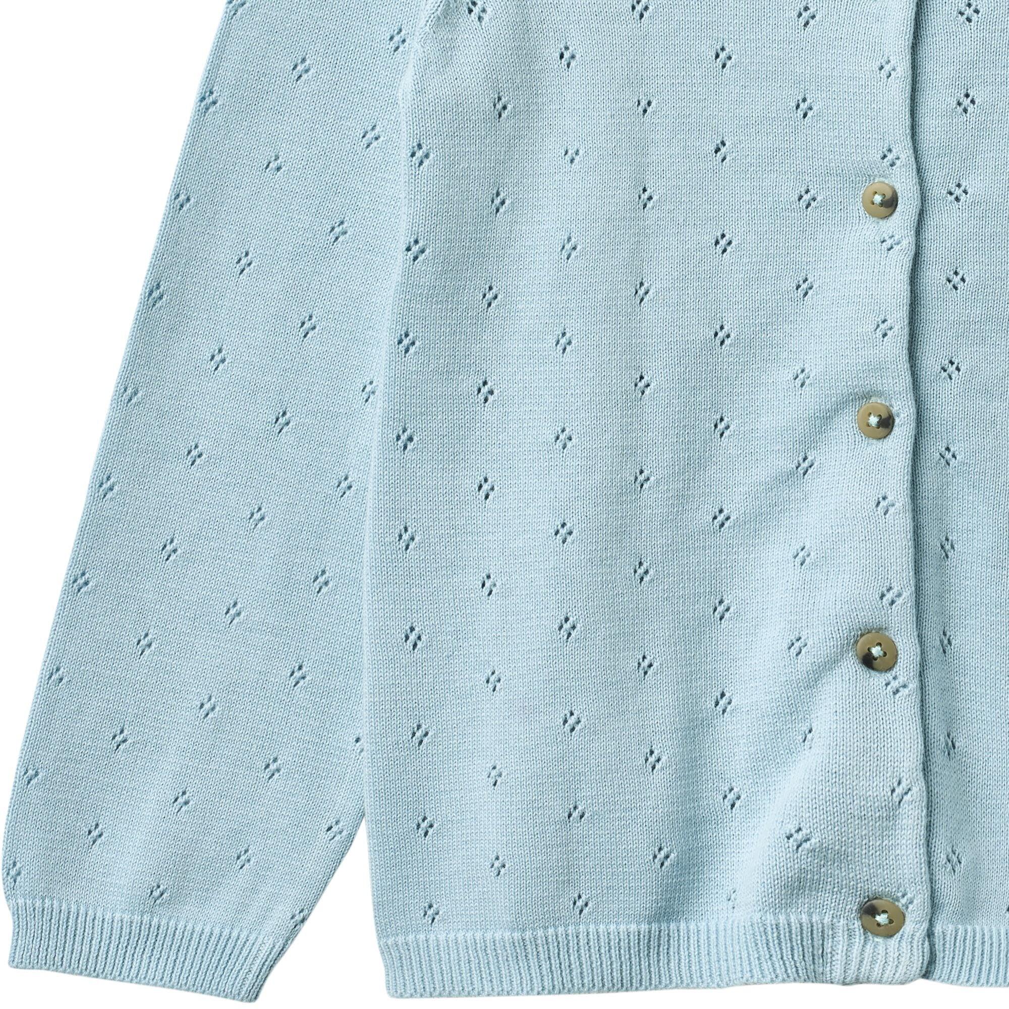 Mädchen Strickjacke Maia summer sky 3/3