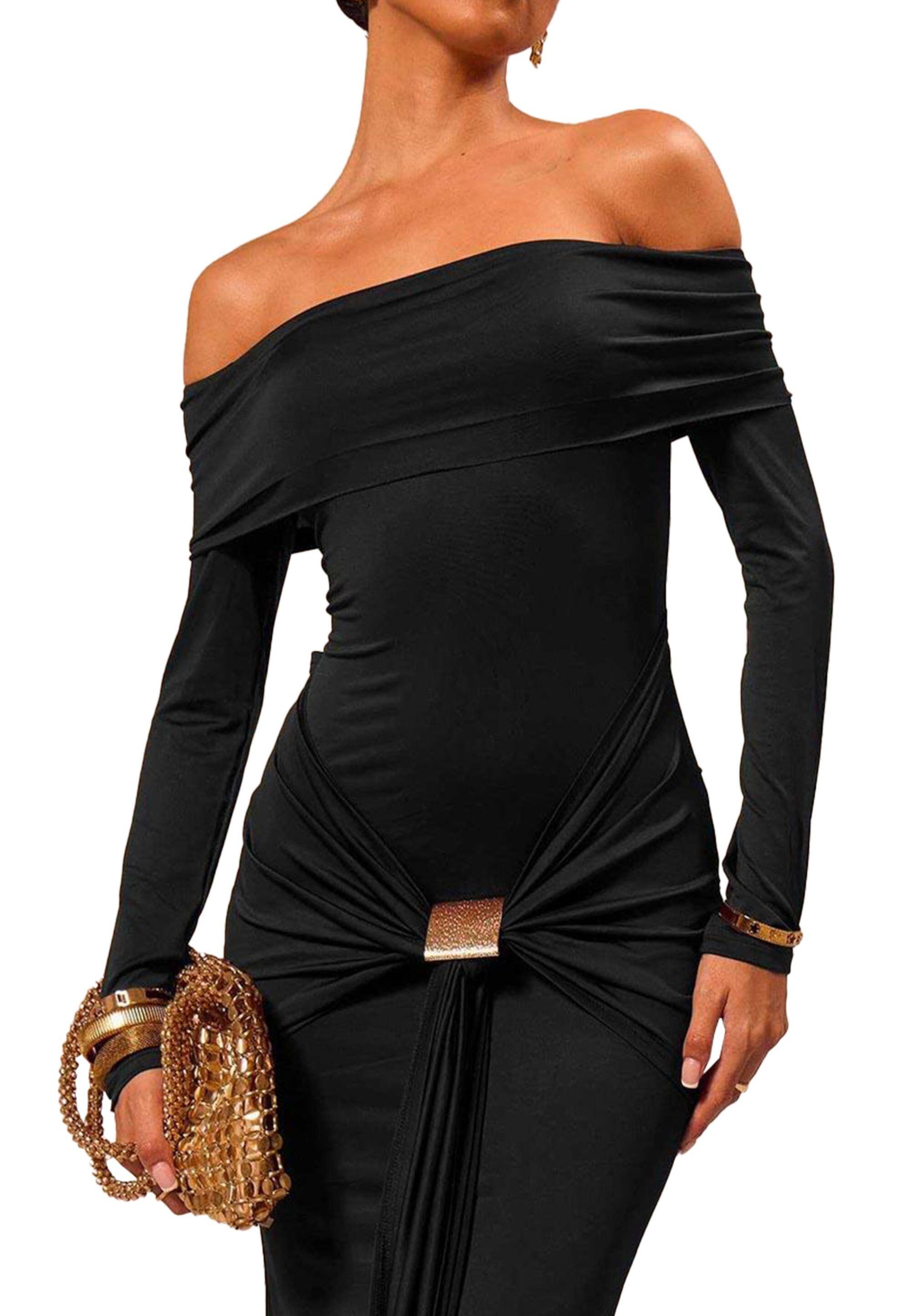 Abendkleid Samantha Off Shoulder Dress 5/5