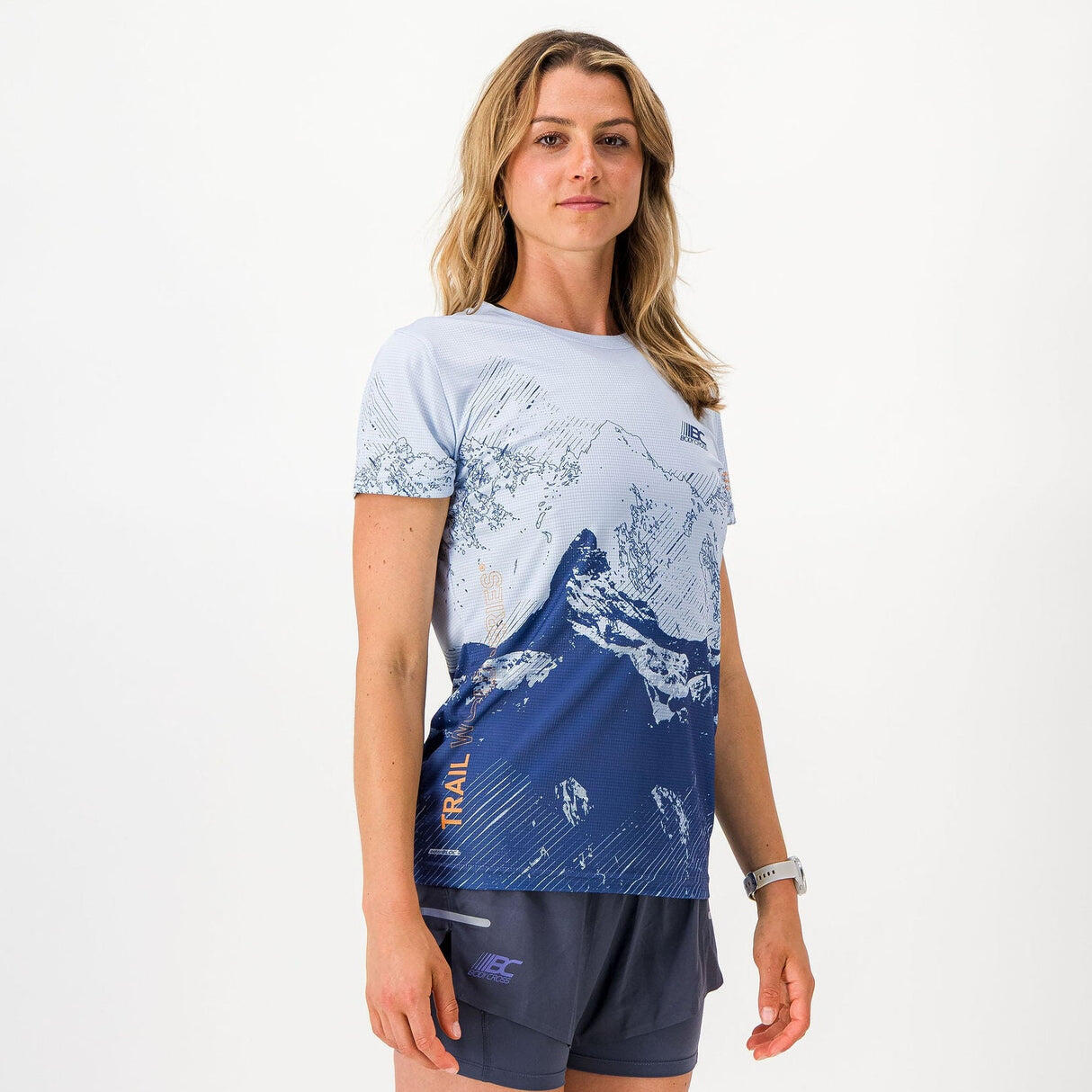 Lauf-Trail-T-Shirt Damen SummitRun 3/5