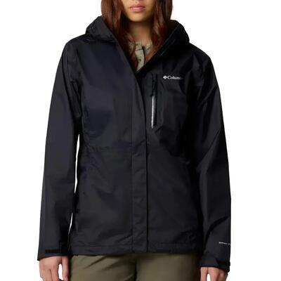 Jas bergwandelen dames pouring adventure™ iii jacket - zwart