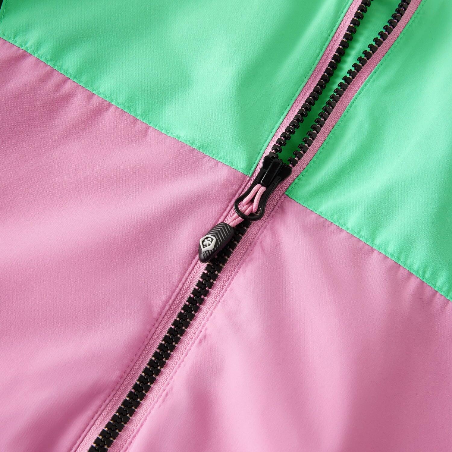 Regenjacke Colorblock Begonia Pink 3/4